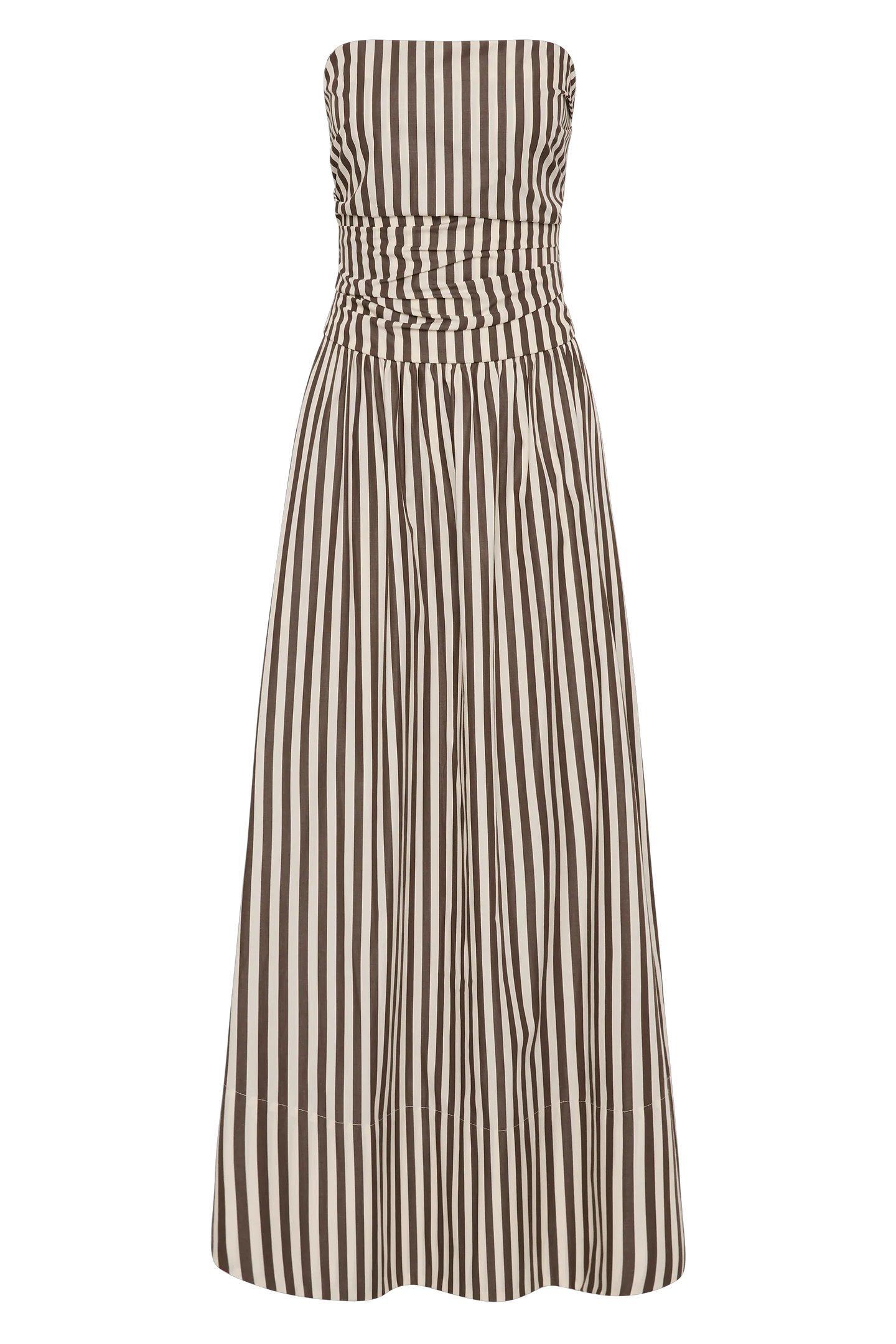 Vera Maxi Dress Norway, Stripe Espresso