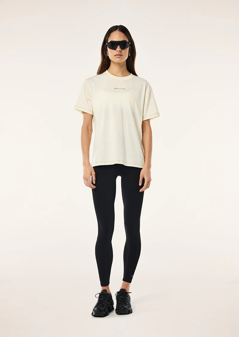 Shift tee, whisper white