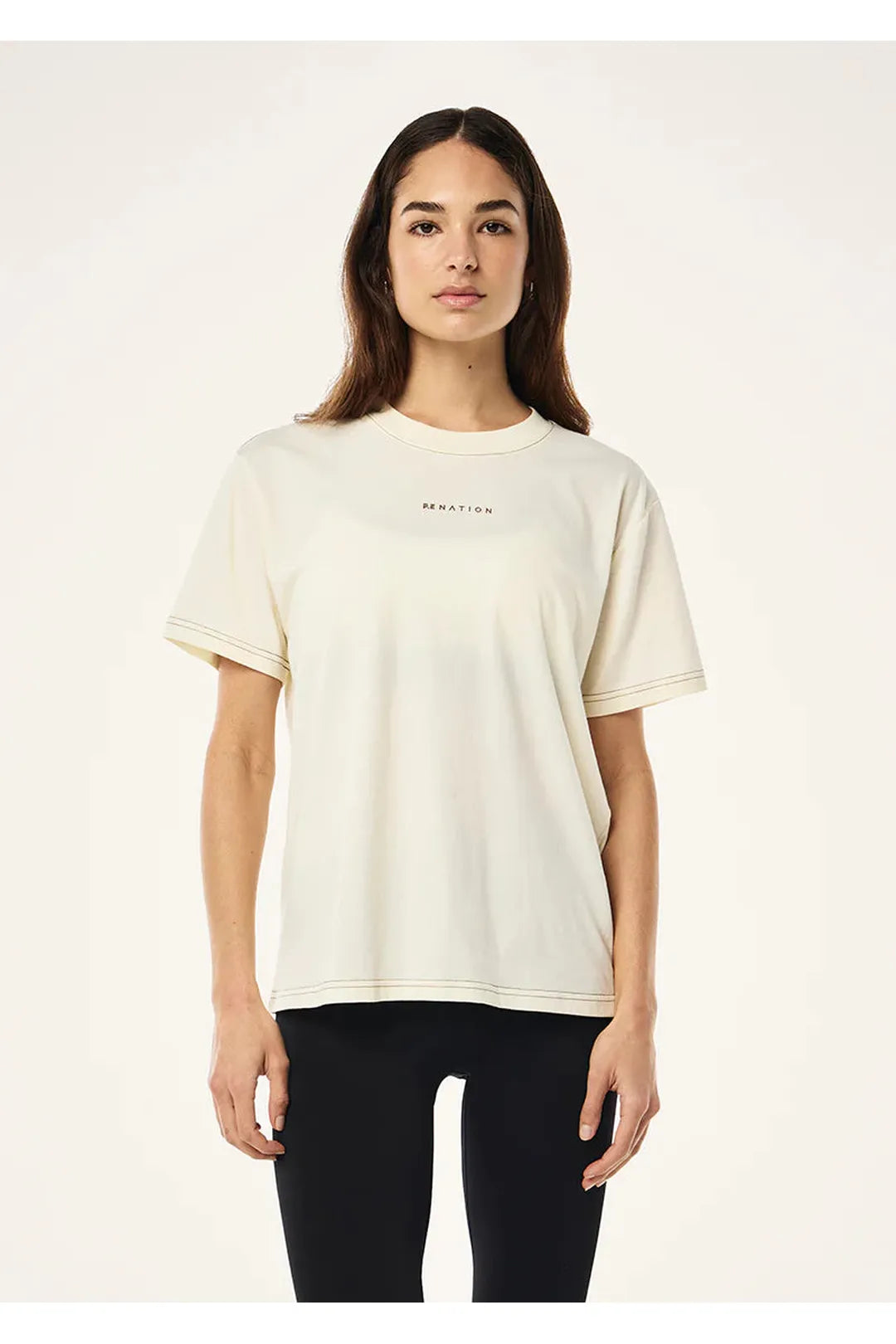Shift tee, whisper white