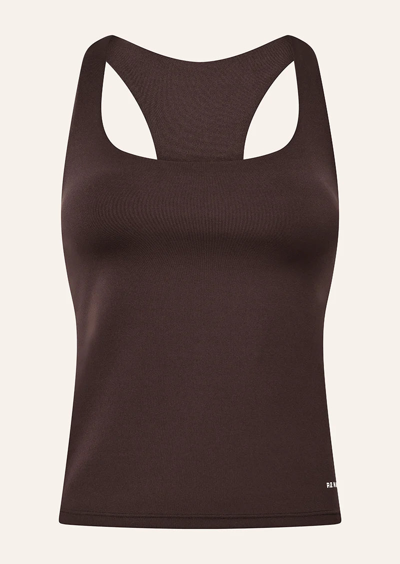 Signature scoop tank, dark plum