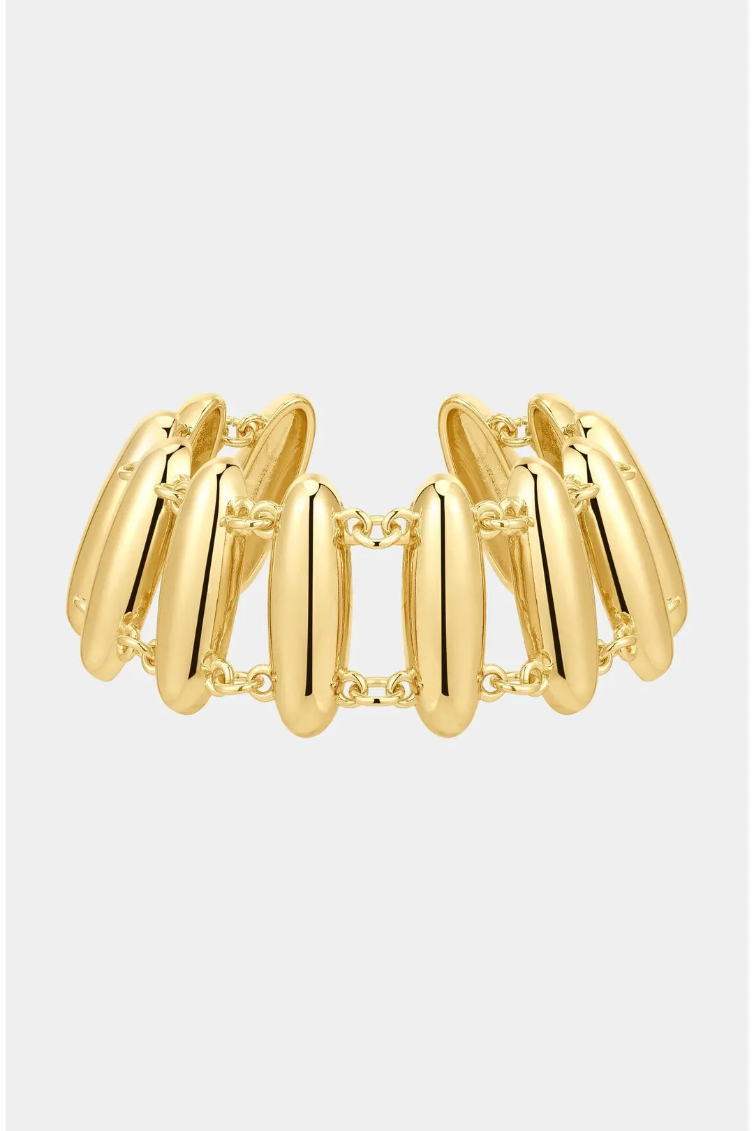 Milan stud bracelet, gold