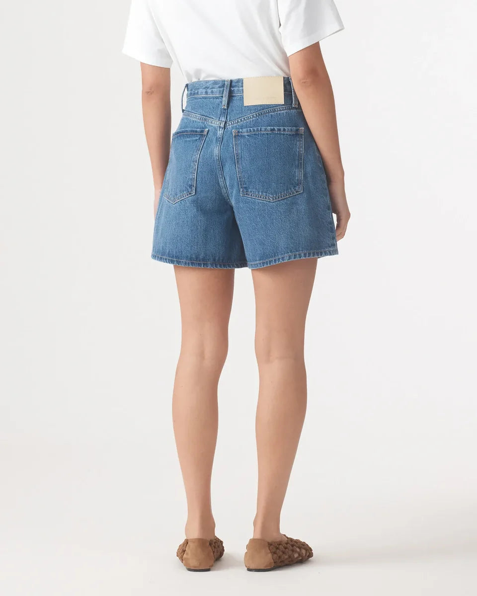 Mira short, bluestone