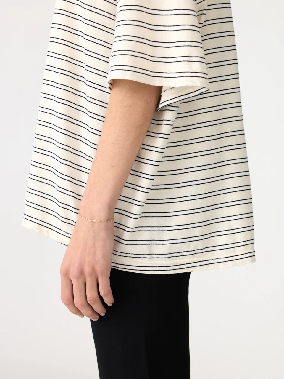 Stripe boxy ss t-shirt