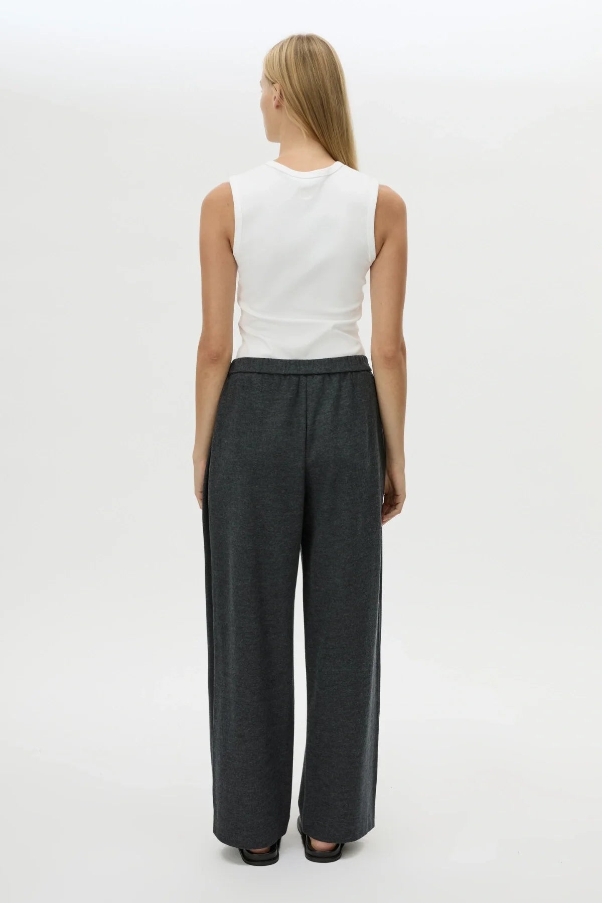 Sabine pant, charcoal marle