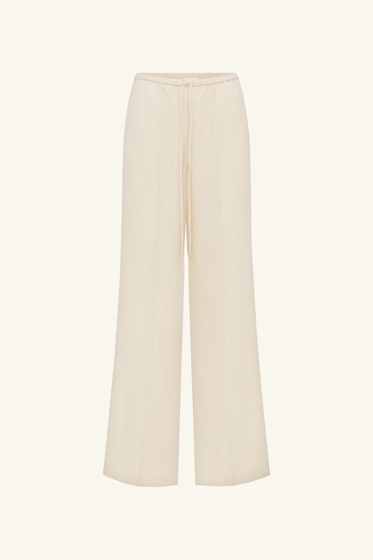 Asher suiting drawstring pant, white swan