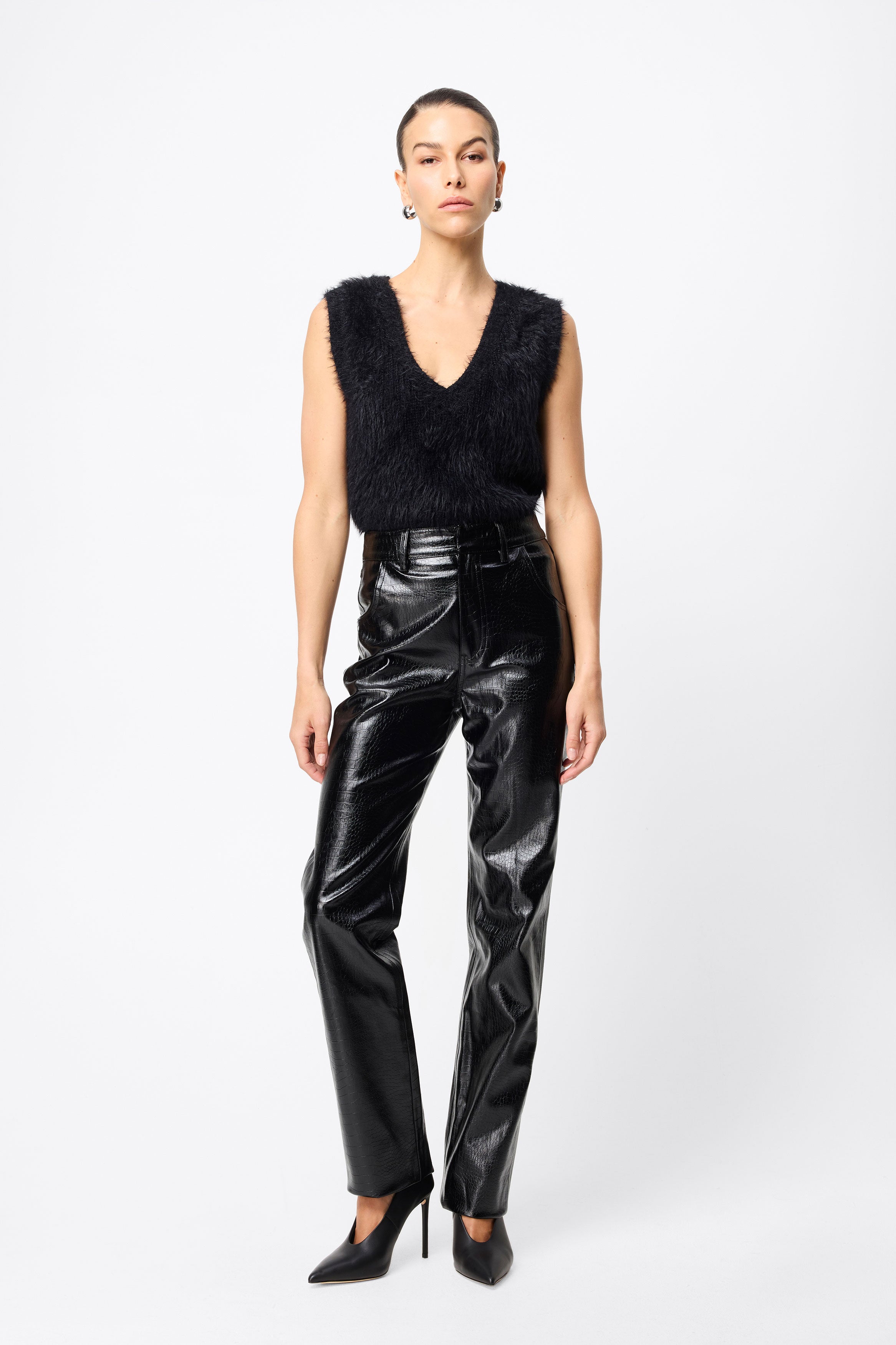 slumber vest, black