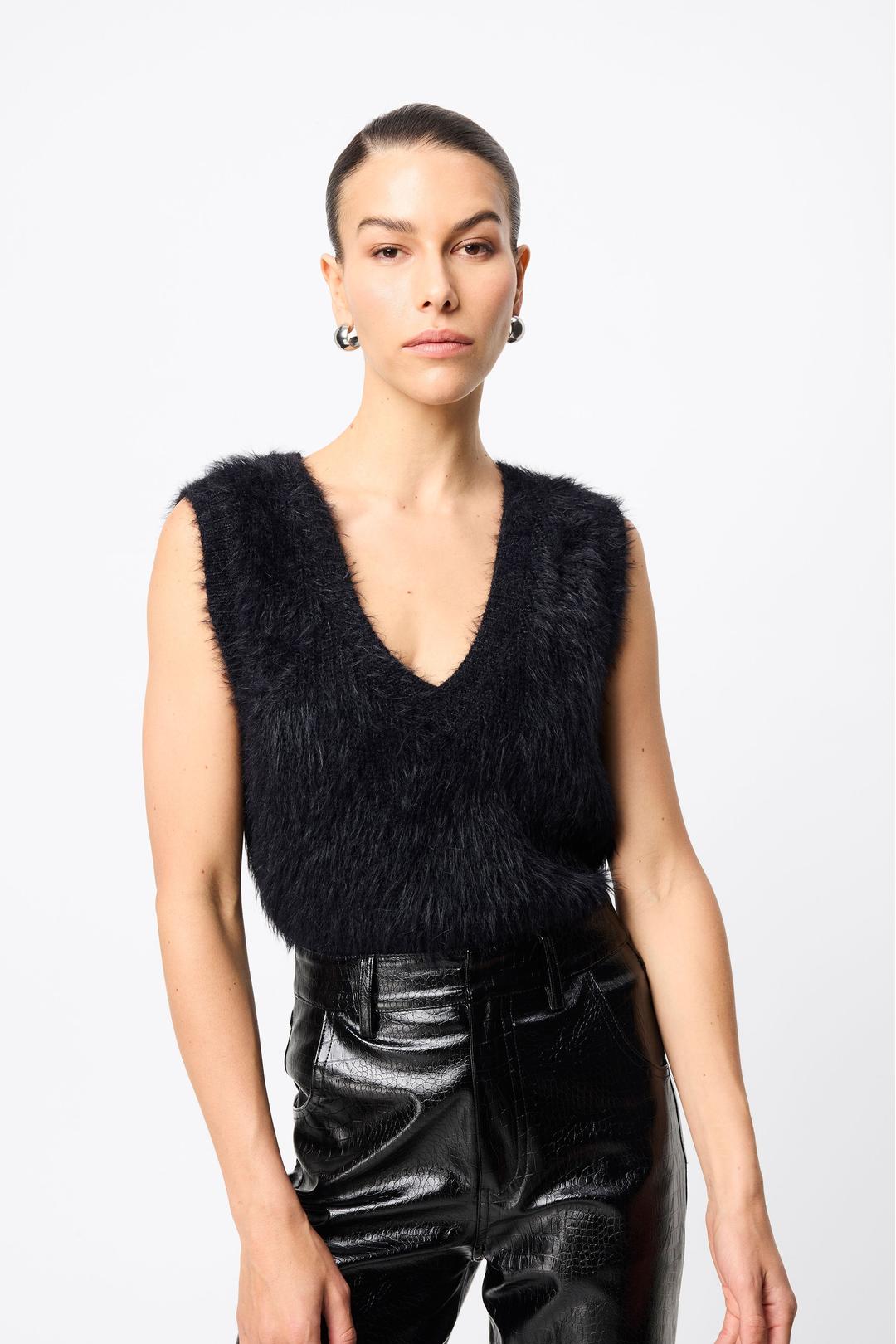 slumber vest, black