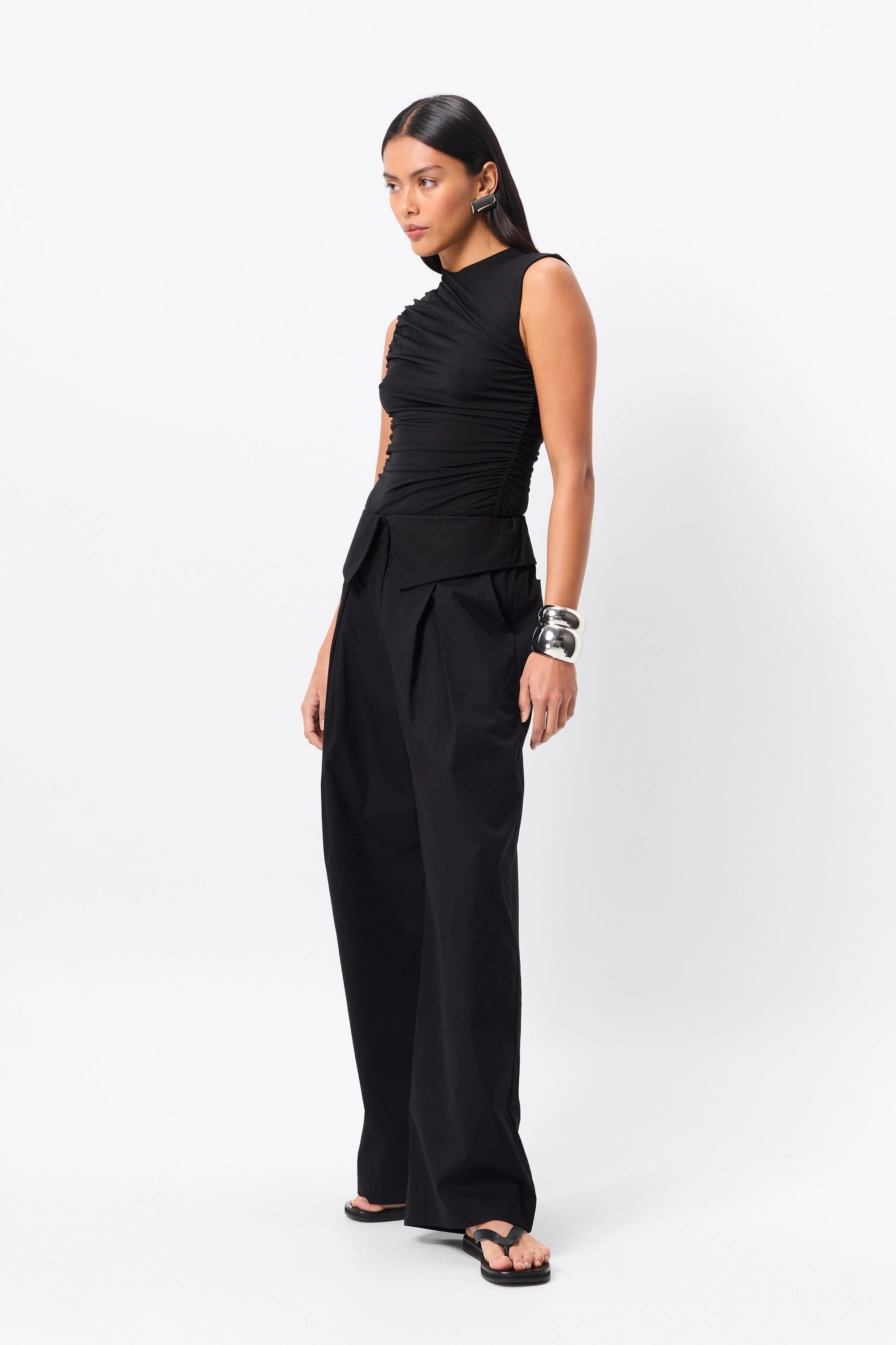 Back to me pant, black