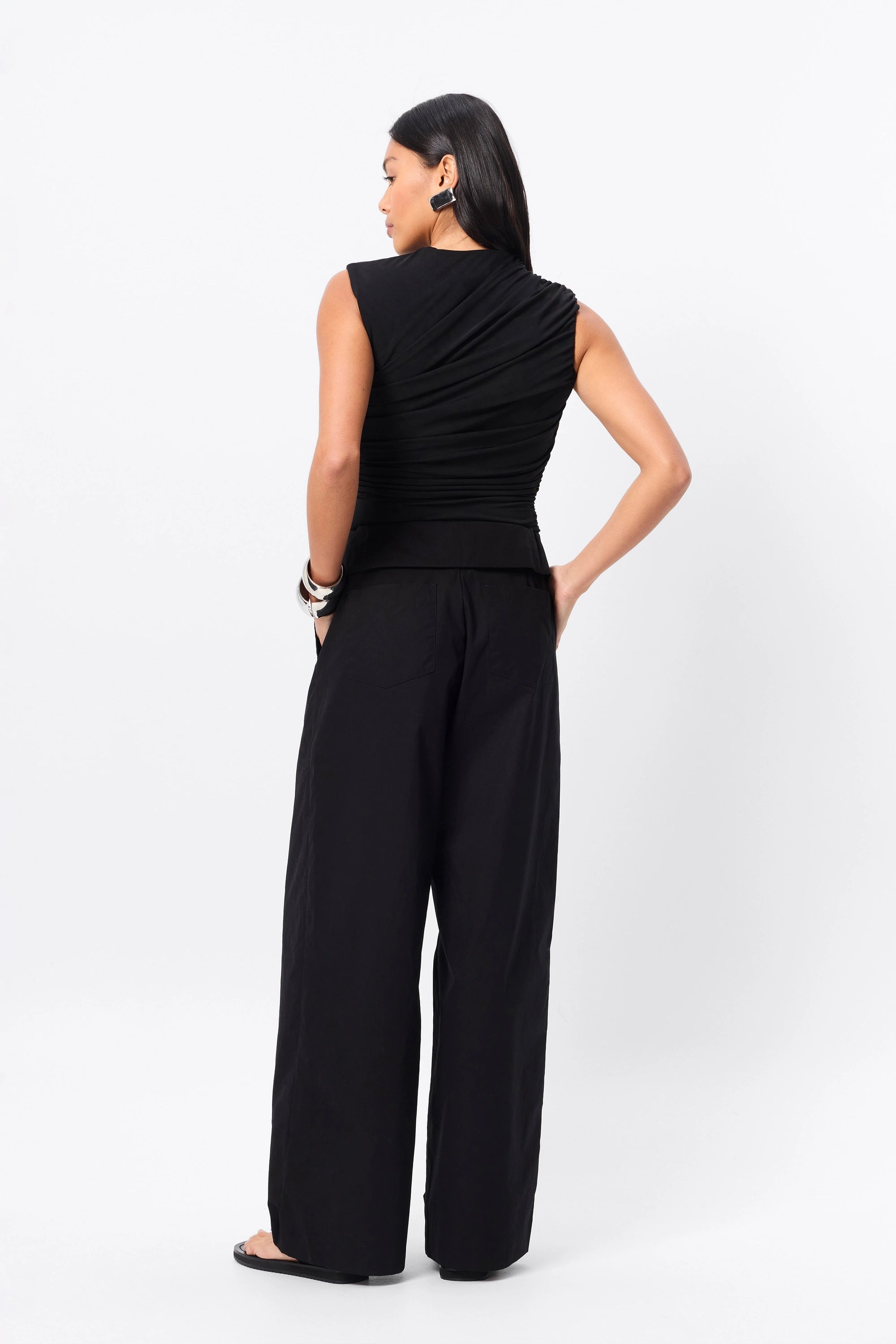 Back to me pant, black