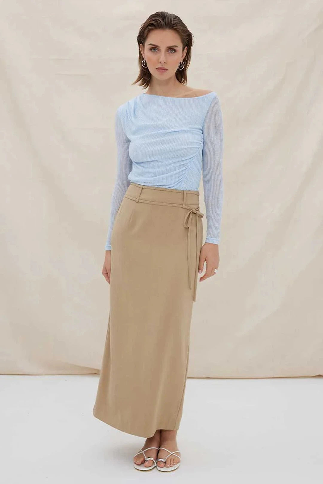 Volition maxi skirt, pecan