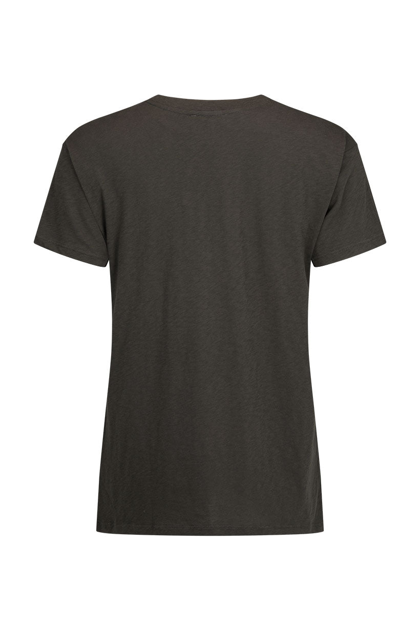 Elysian biker tee, charcoal