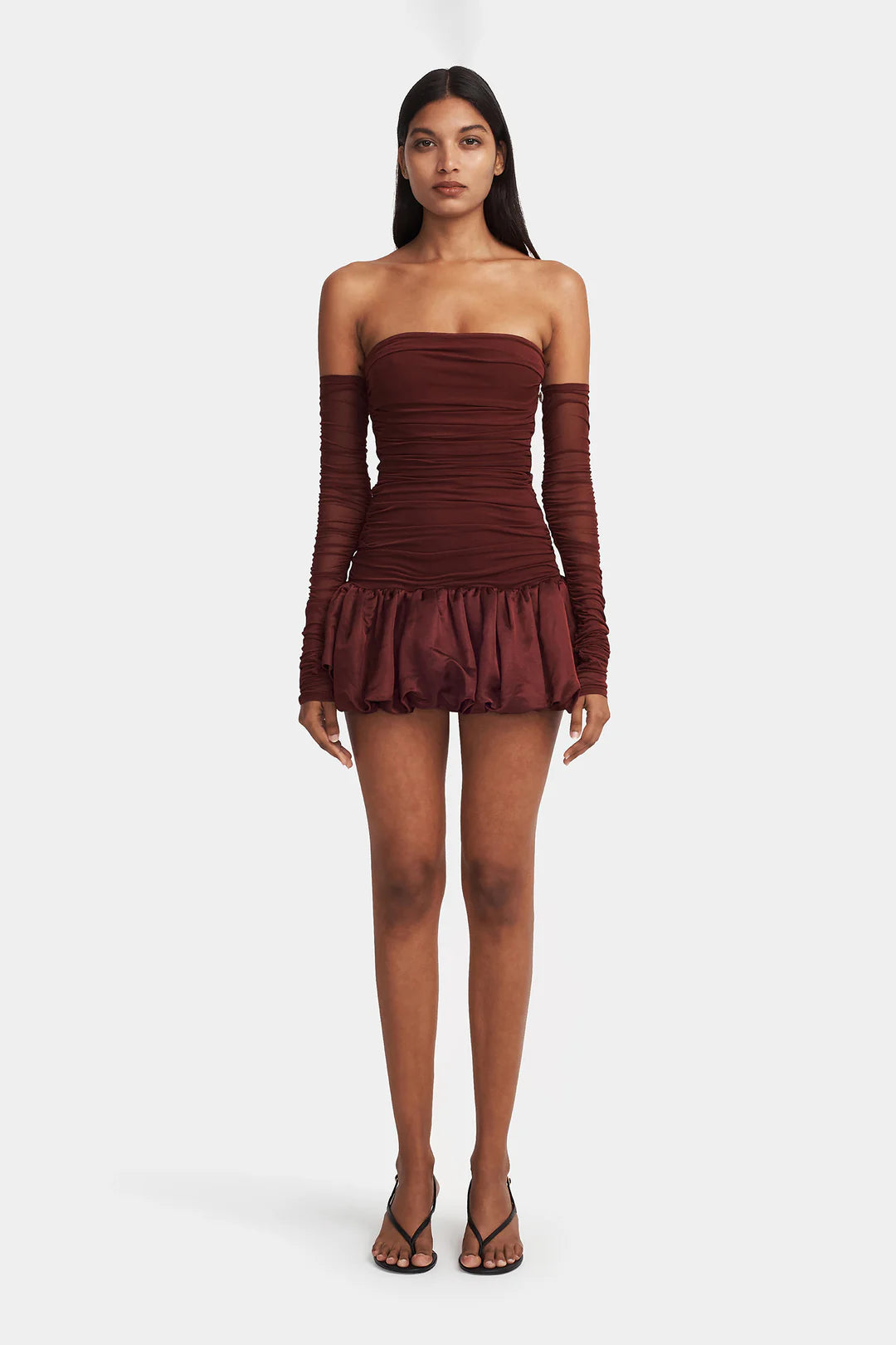 Taglioni dress, cabernet