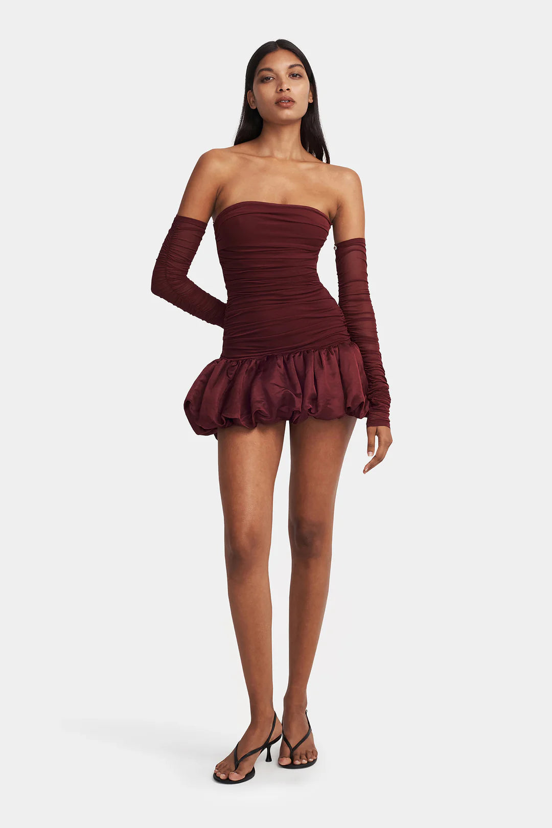 Taglioni dress, cabernet