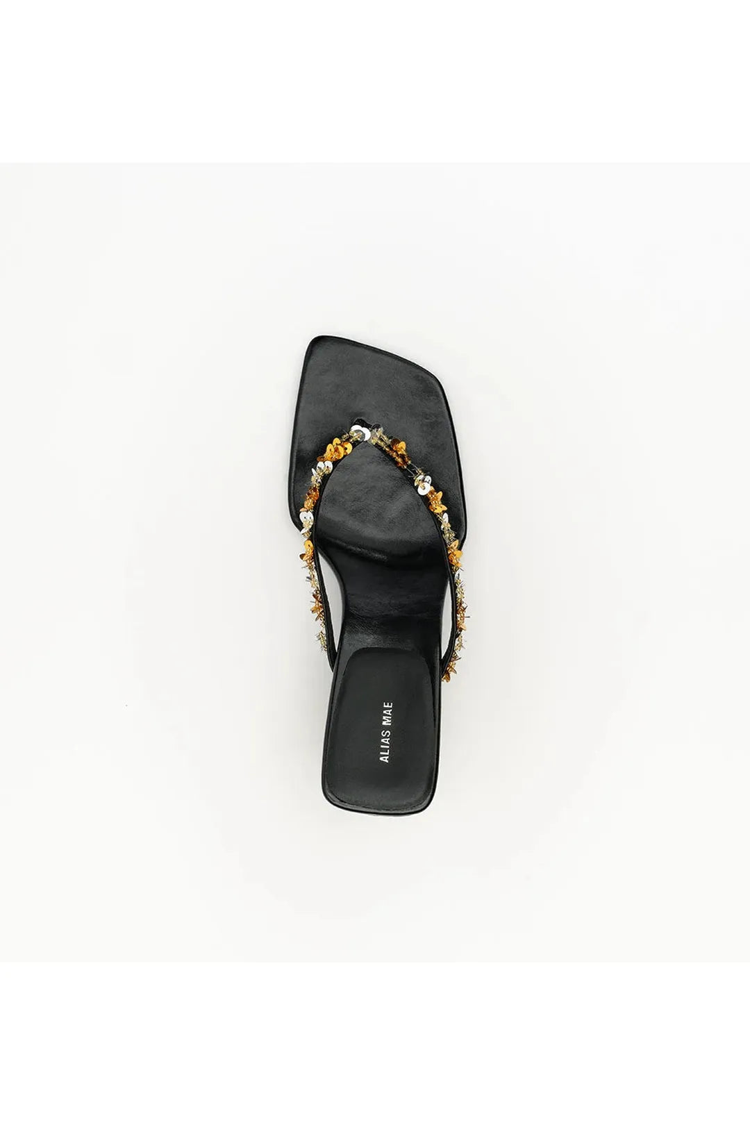 Teya, black oily crinkle leather