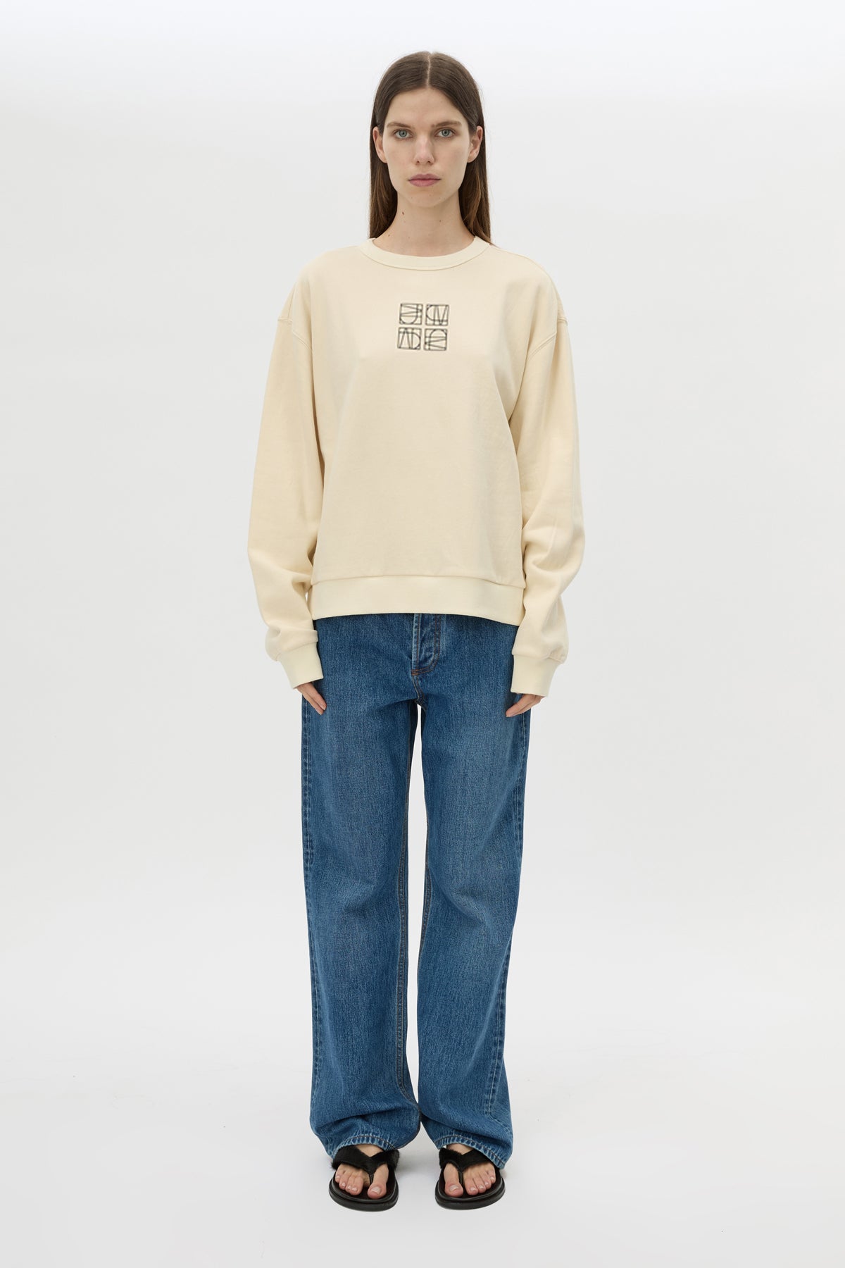 Criollo tracksuit top, ecru