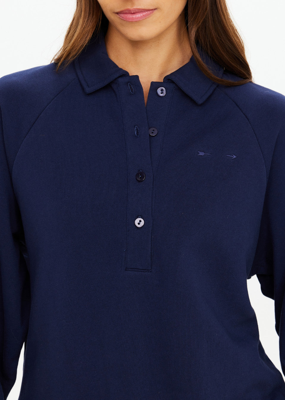 Collared elle polo, navy