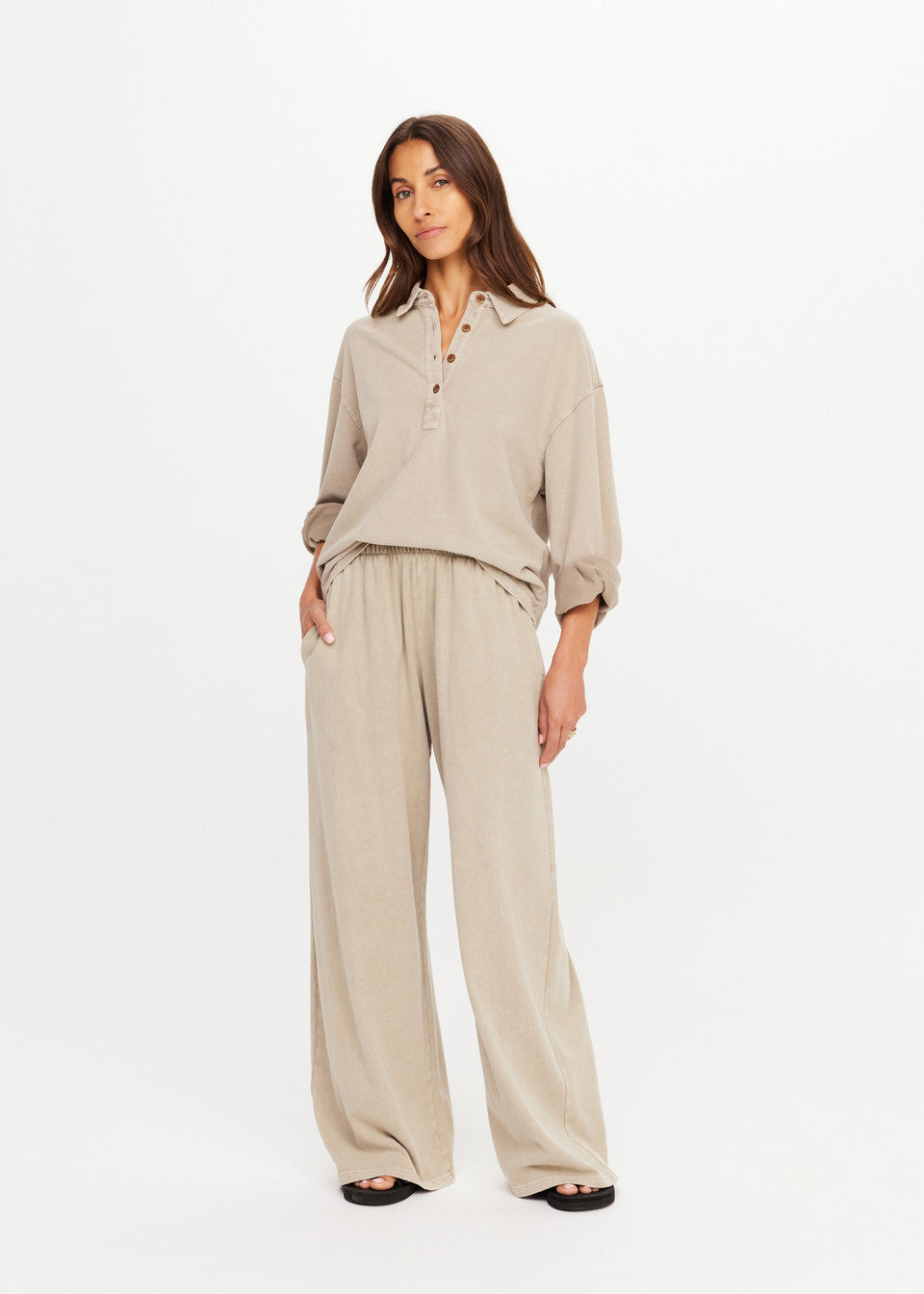 Soho tokio wide leg pant, khaki