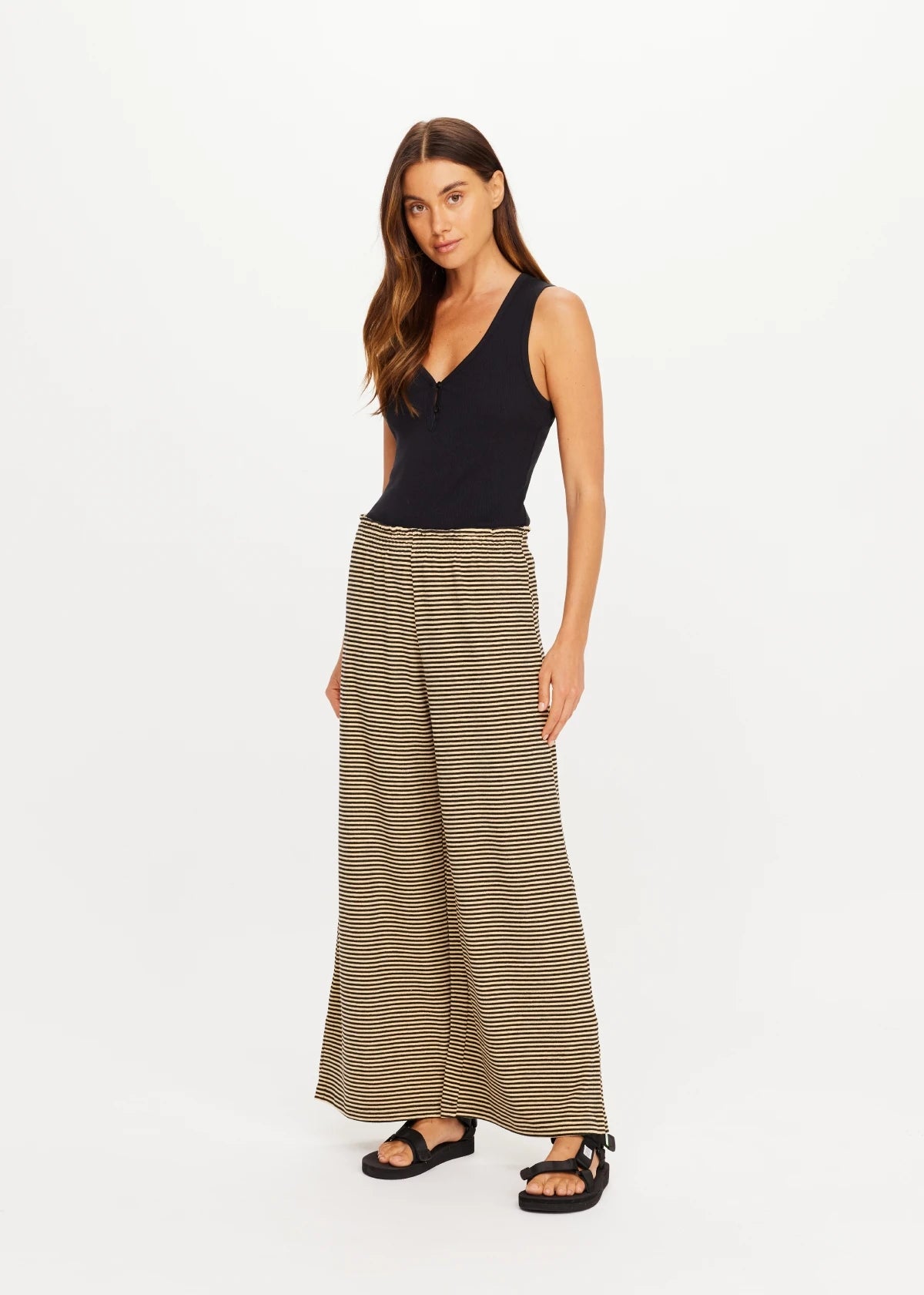 Santos adriel split pant, stripe