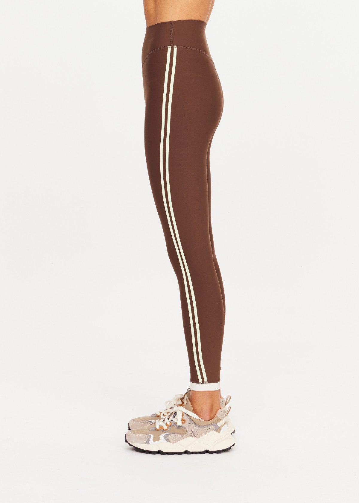 Daytona 25inch high midi pant, chocolate