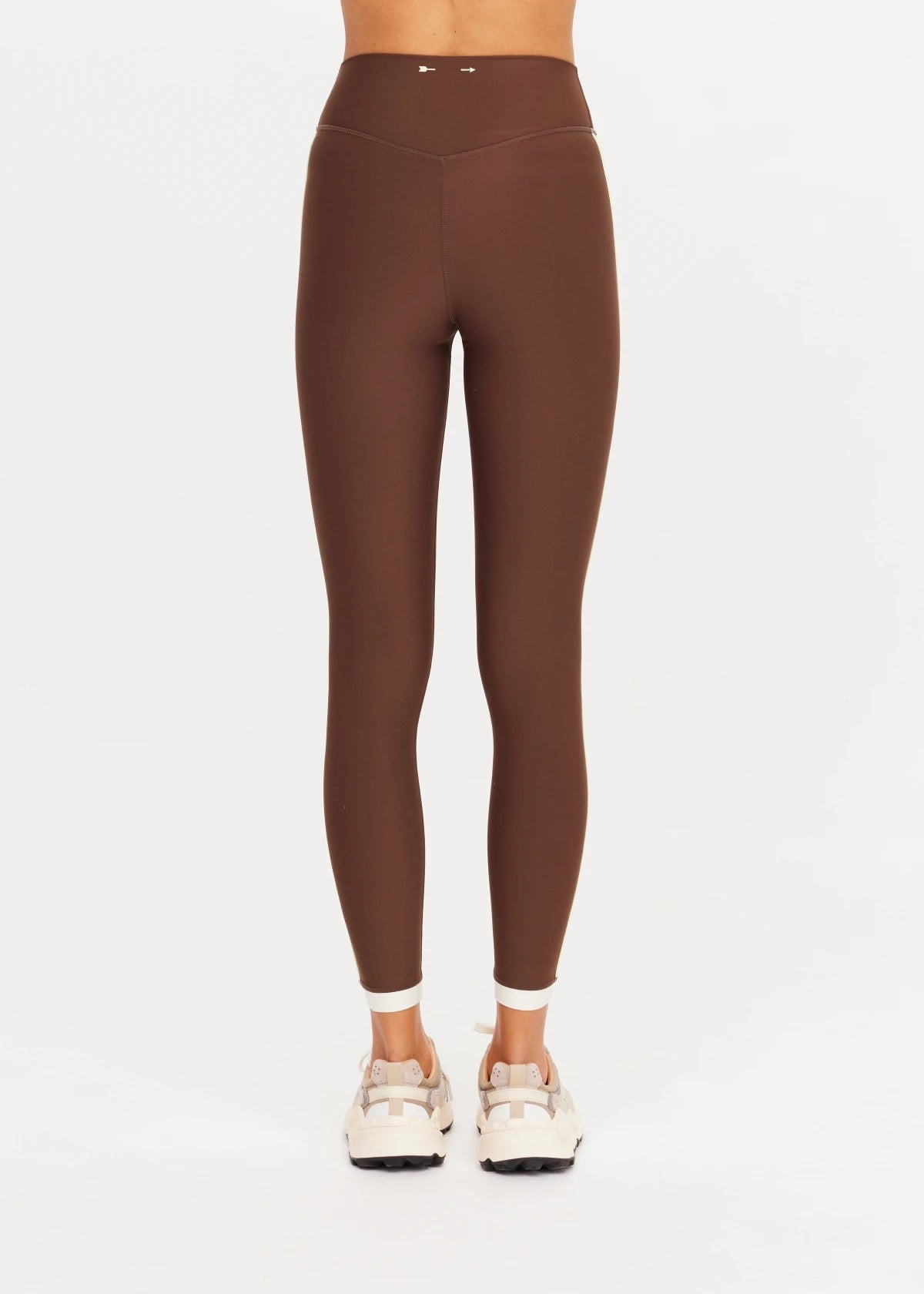 Daytona 25inch high midi pant, chocolate