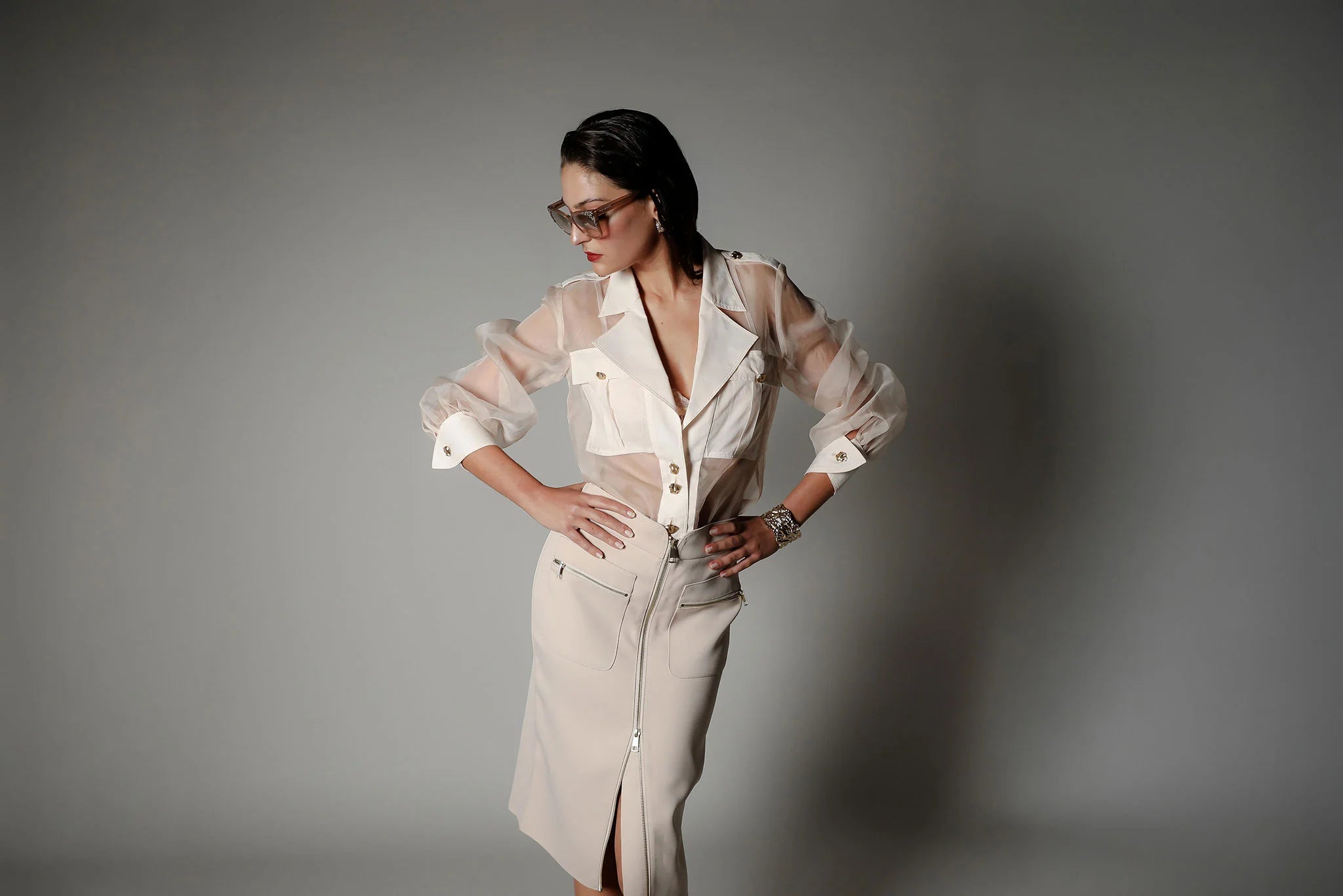 Lumier blouse, blush