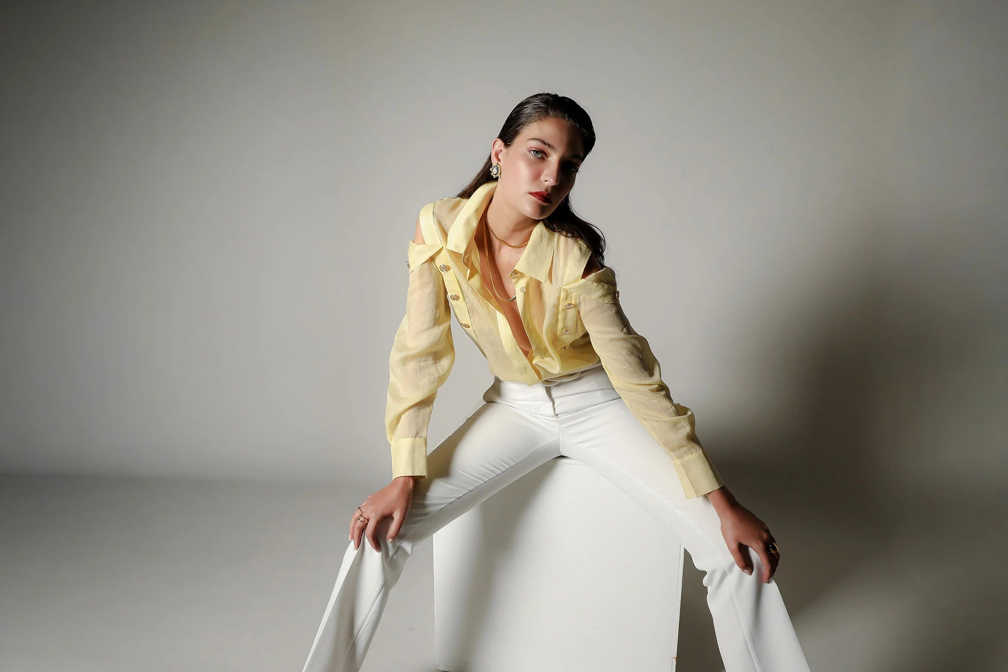 Vivre shirt, lemon