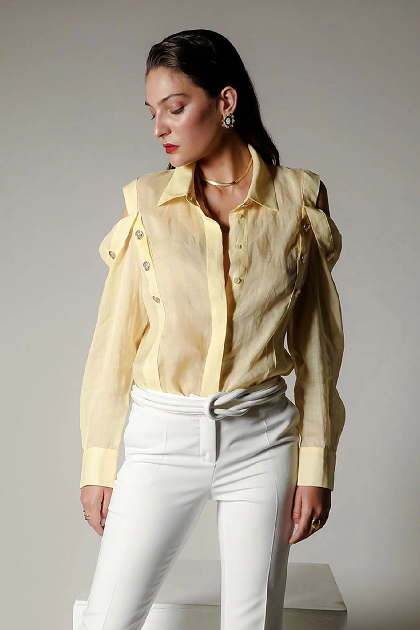 Vivre shirt, lemon