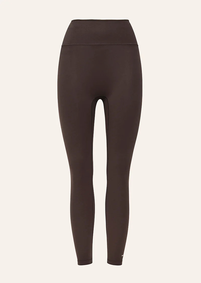 Vita full length legging, coffee/whisper white