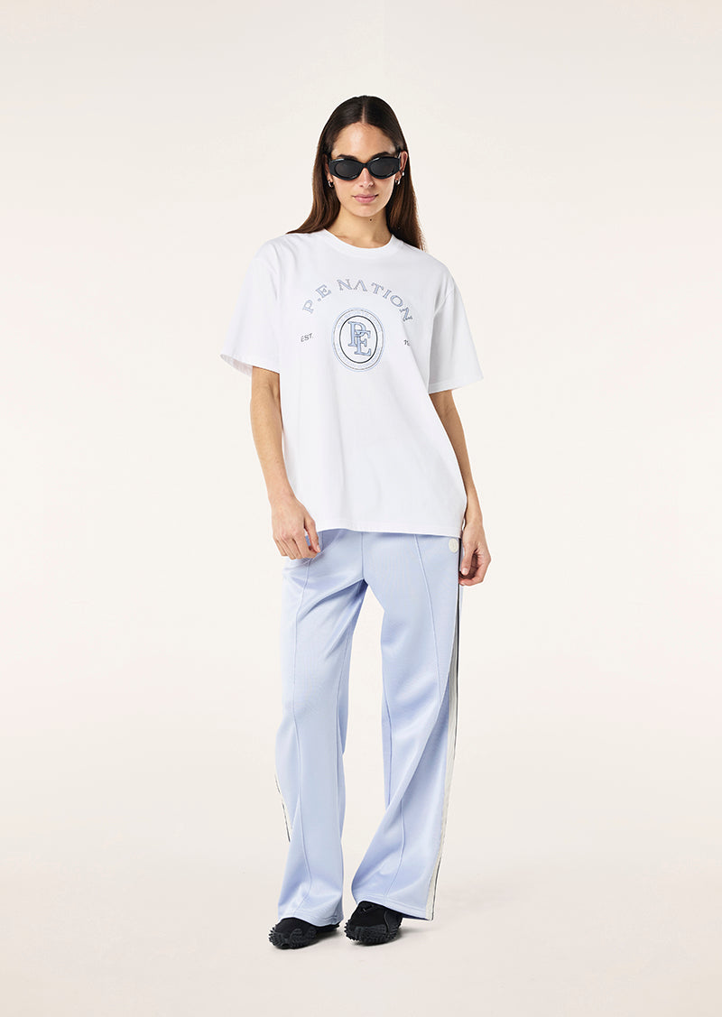 Tricot trackpant, dusty blue