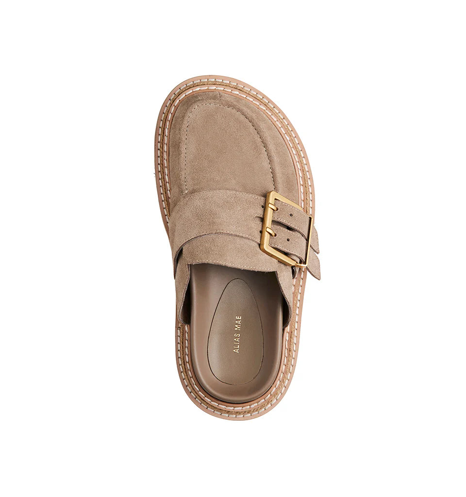 Vella, natural suede
