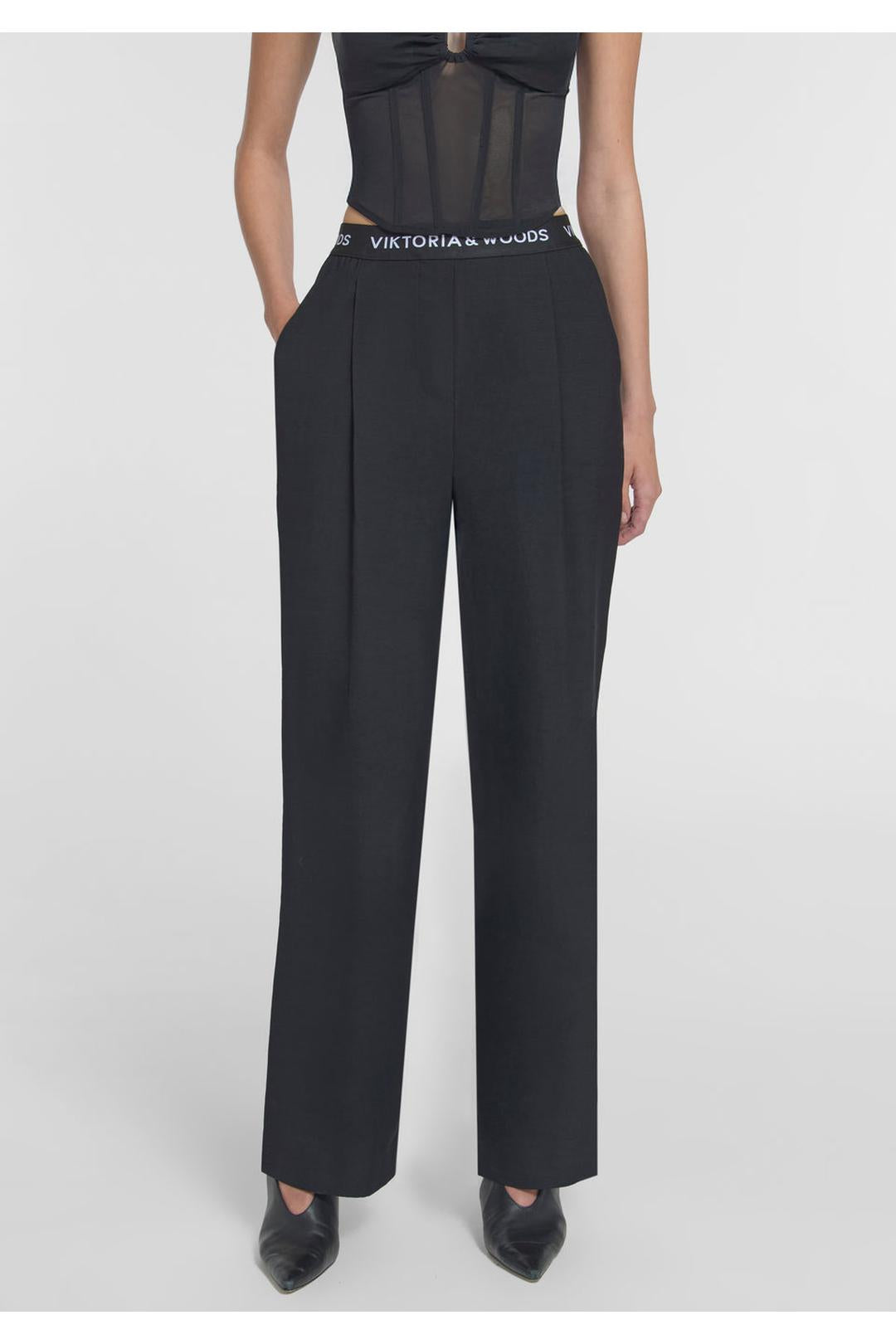 Ivanhoe pant, black