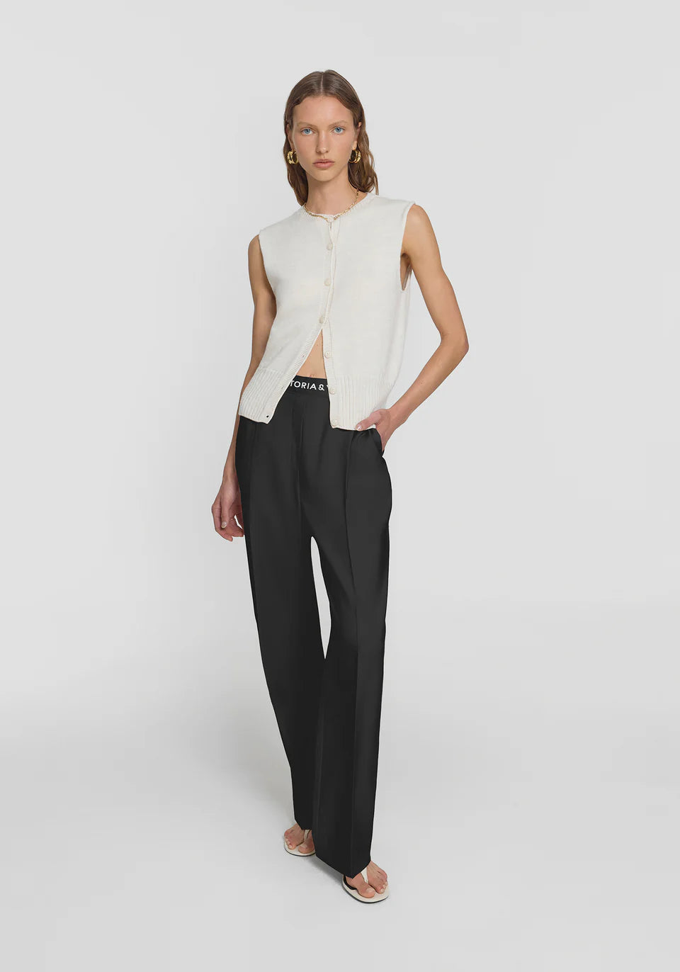 Ivanhoe pant, black