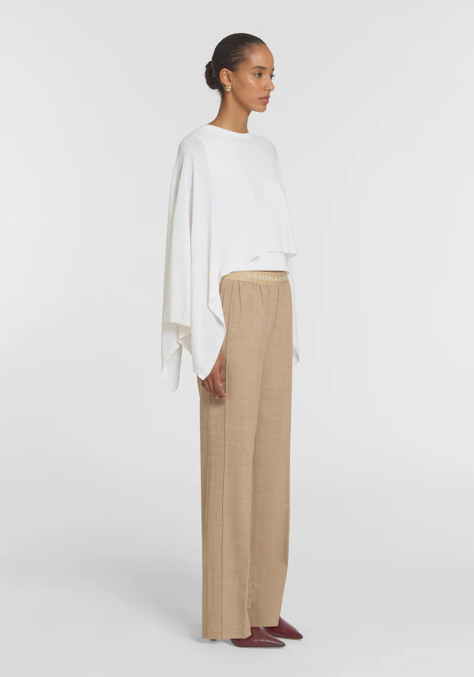 Hemsworth trouser, pale camel