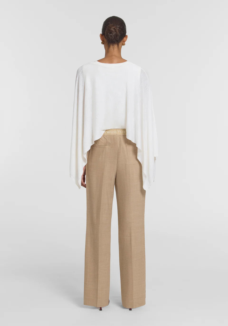 Hemsworth trouser, pale camel