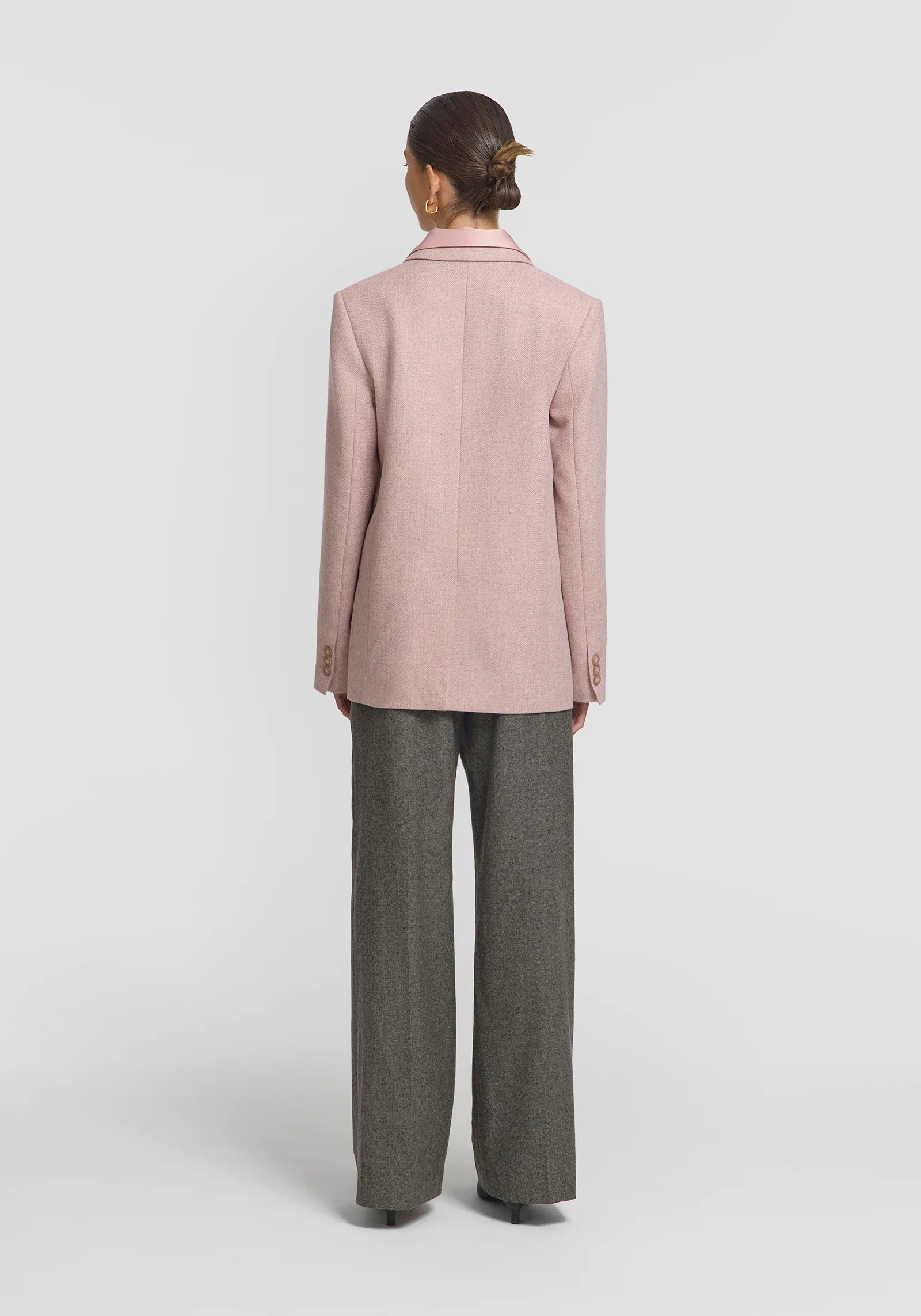 Prosperity blazer, tinted rose