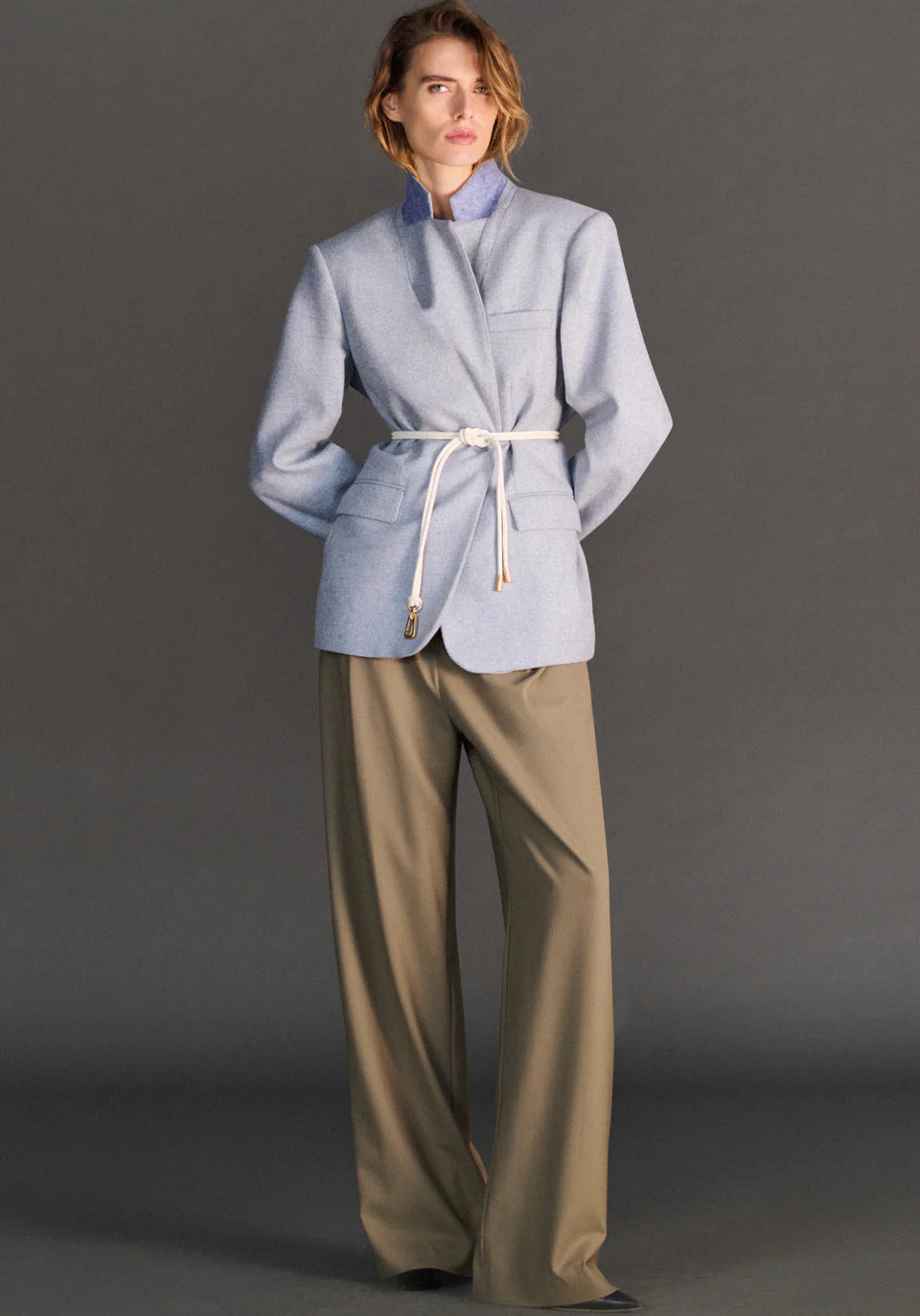 Sensation wool blazer, portrait blue