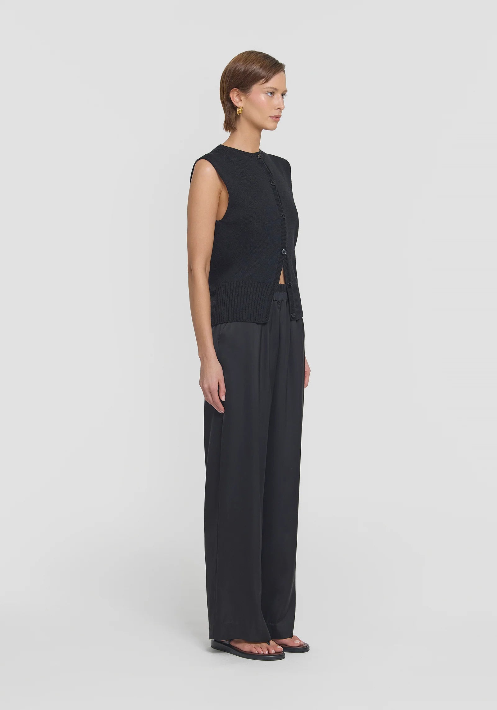 pilot pant, black