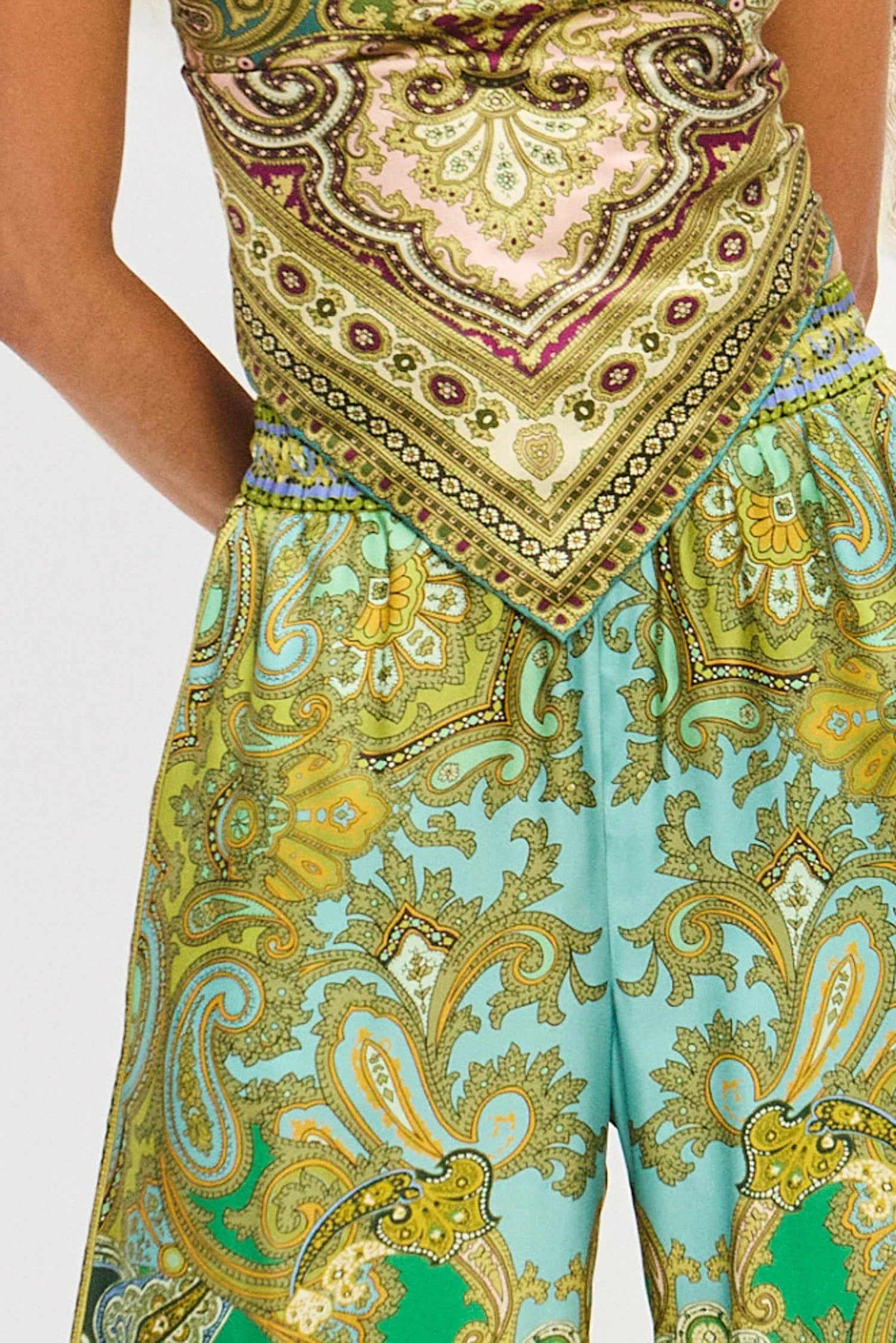 Clemenza silk pant
