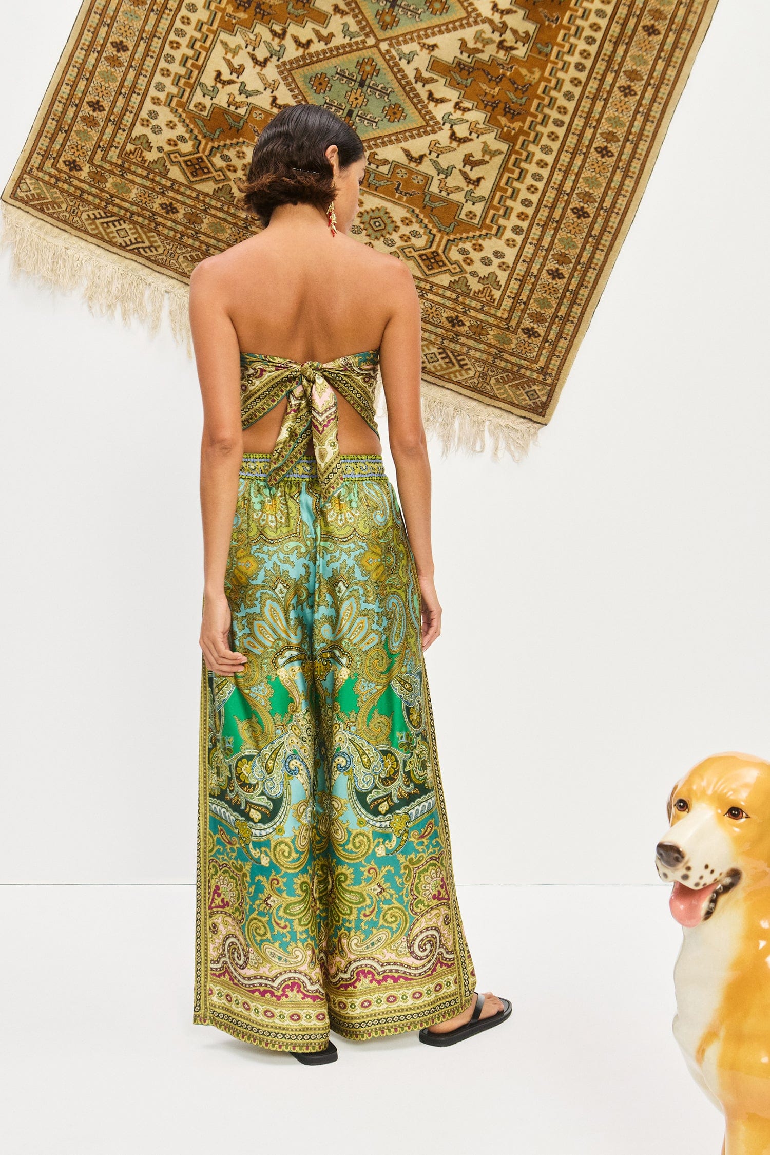 Clemenza silk pant