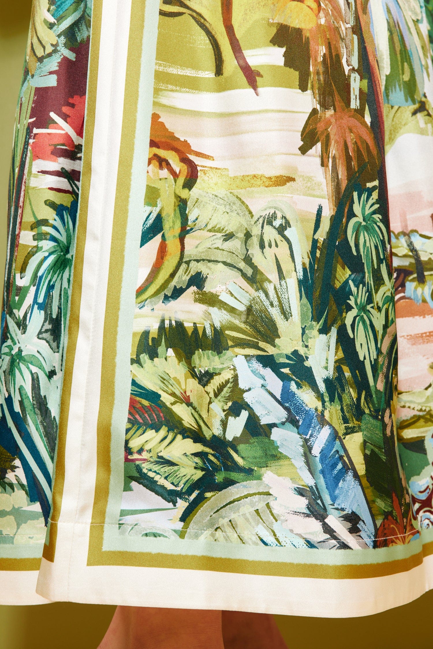 Jungle boogie silk culotte