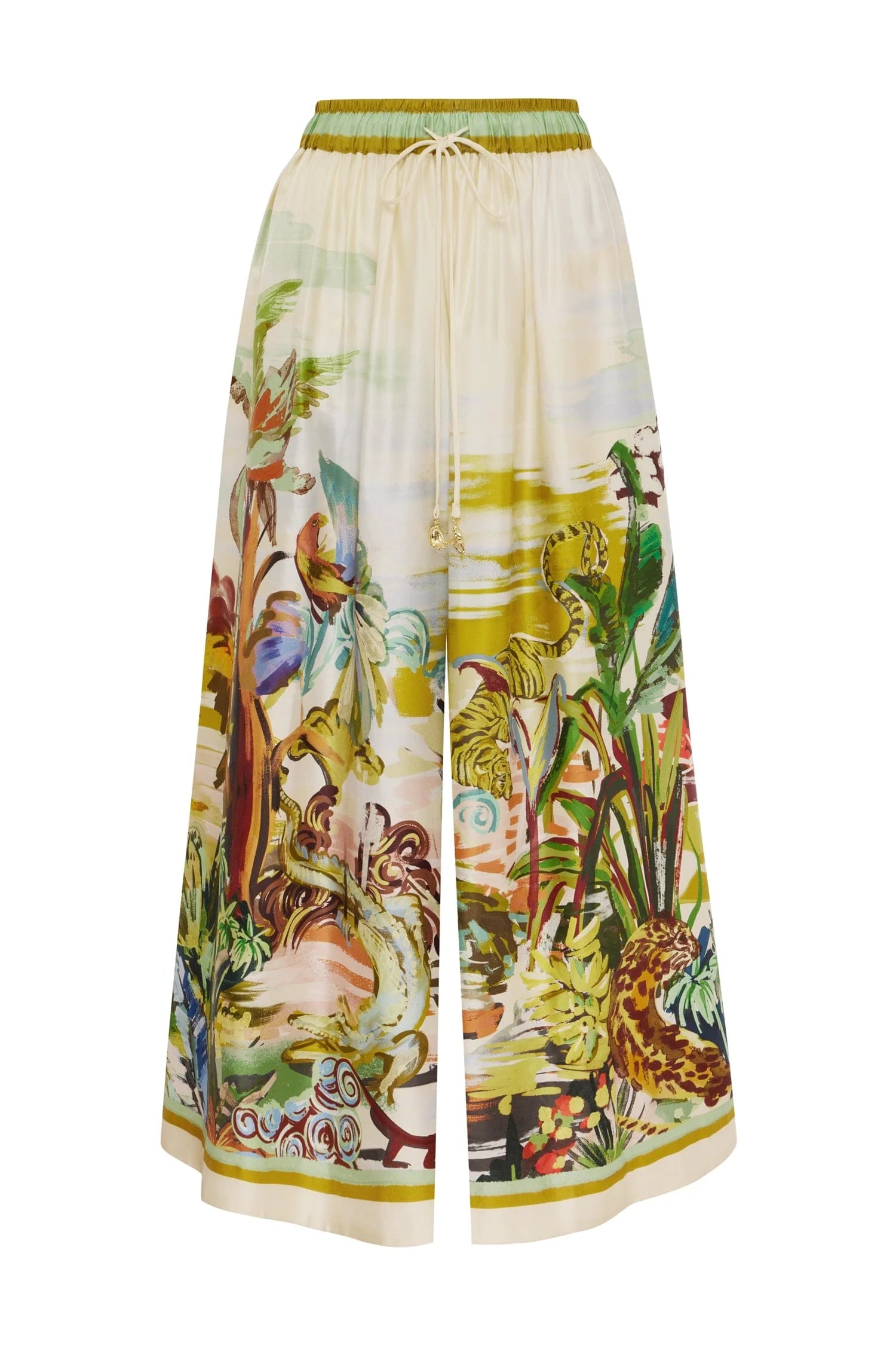 Jungle boogie silk culotte