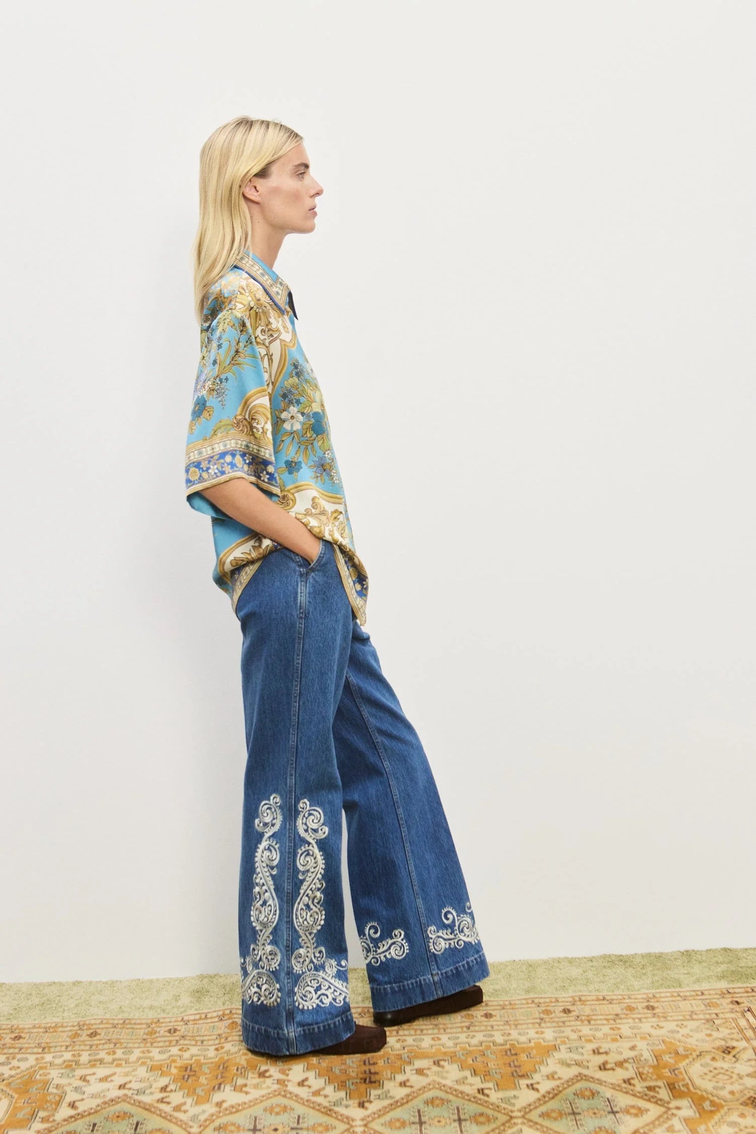 Cassie silk shirt