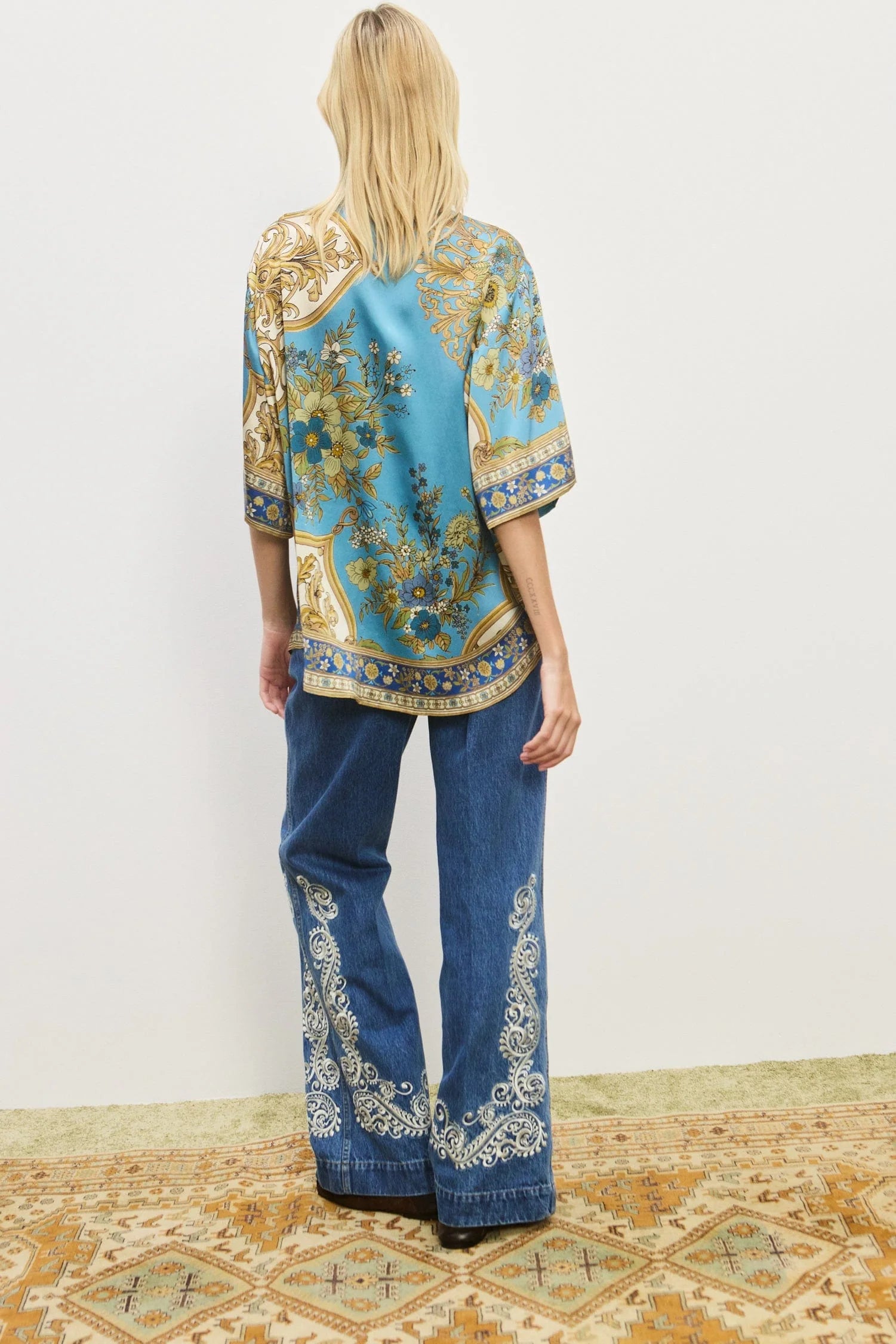 Cassie silk shirt