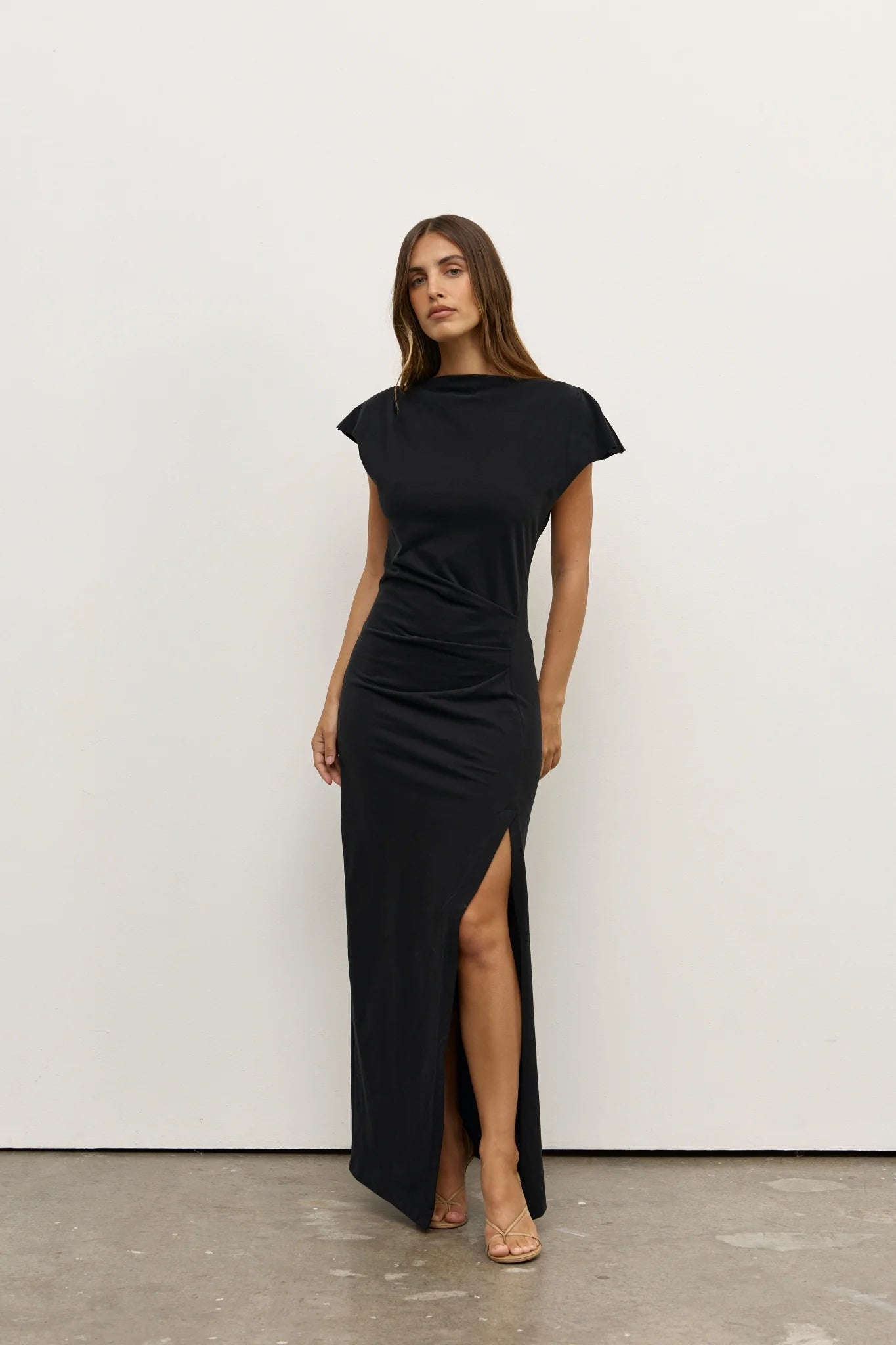 Eliana maxi dress, black