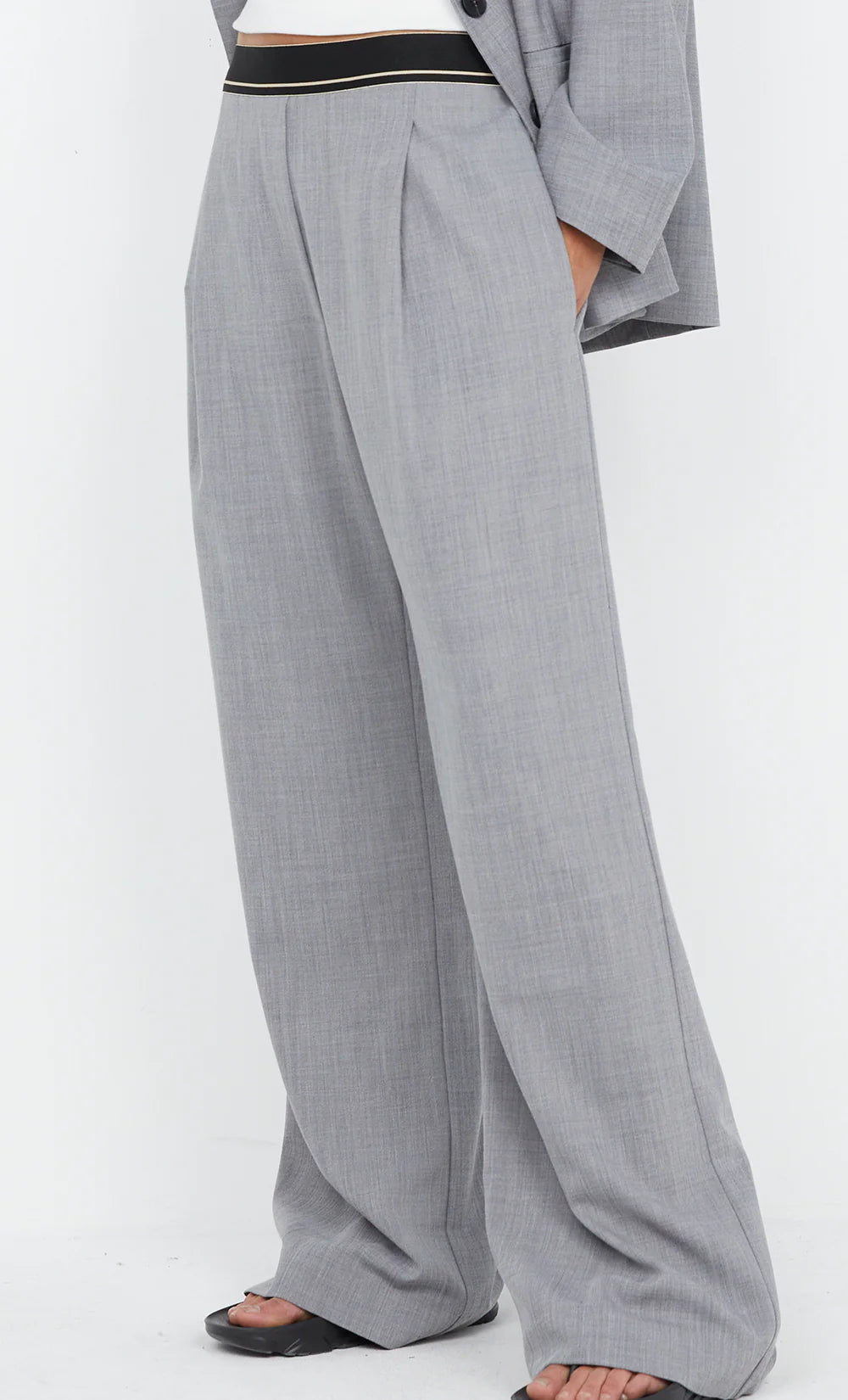 Jordin pant, charcoal weave