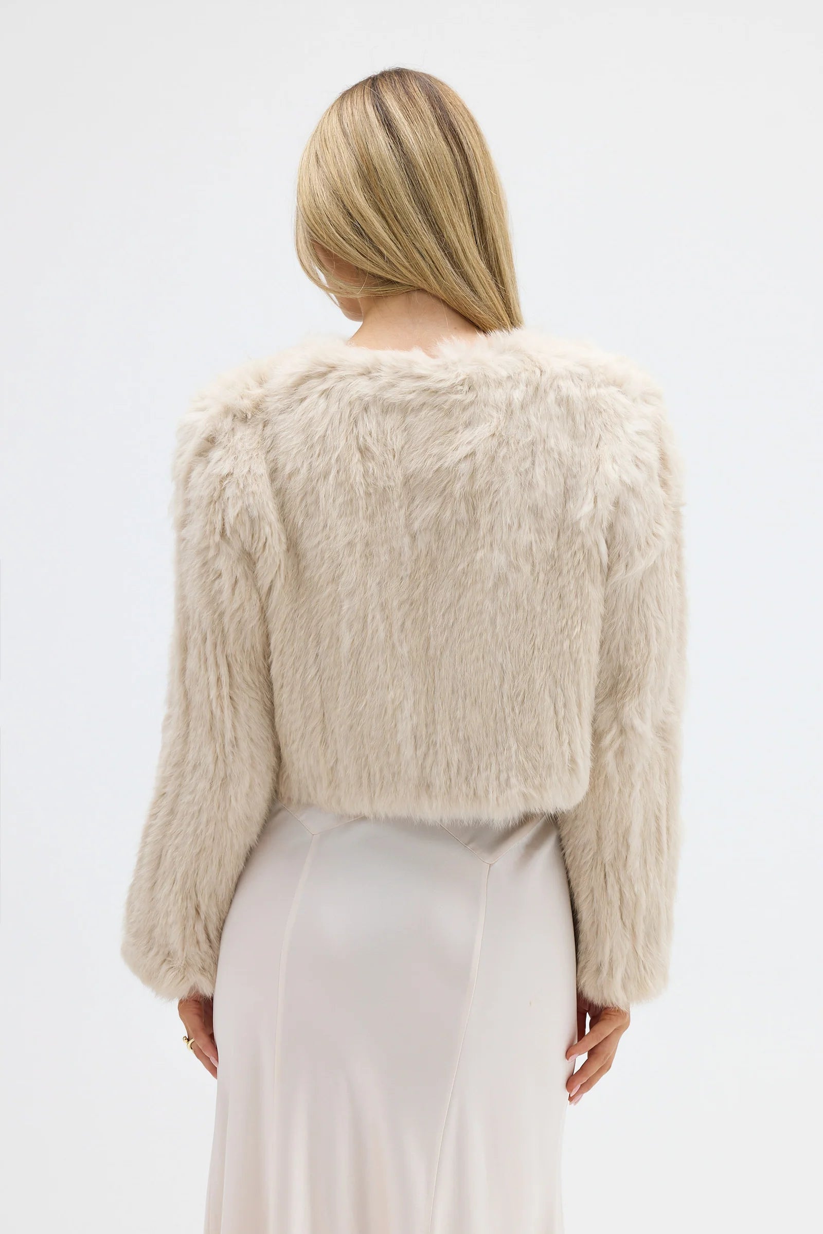 Lola Crop Jacket, Oatmeal