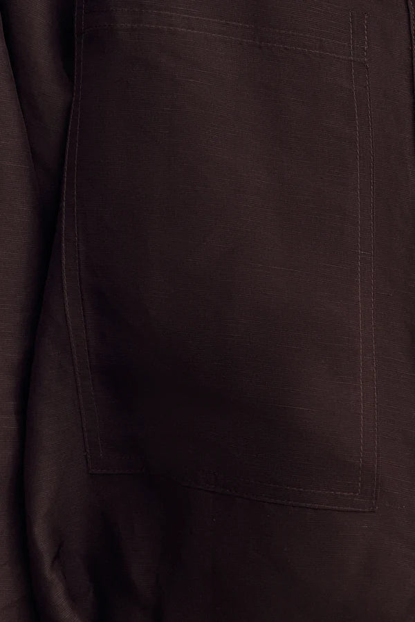Celeste Tiered Mini Dress - ganache
