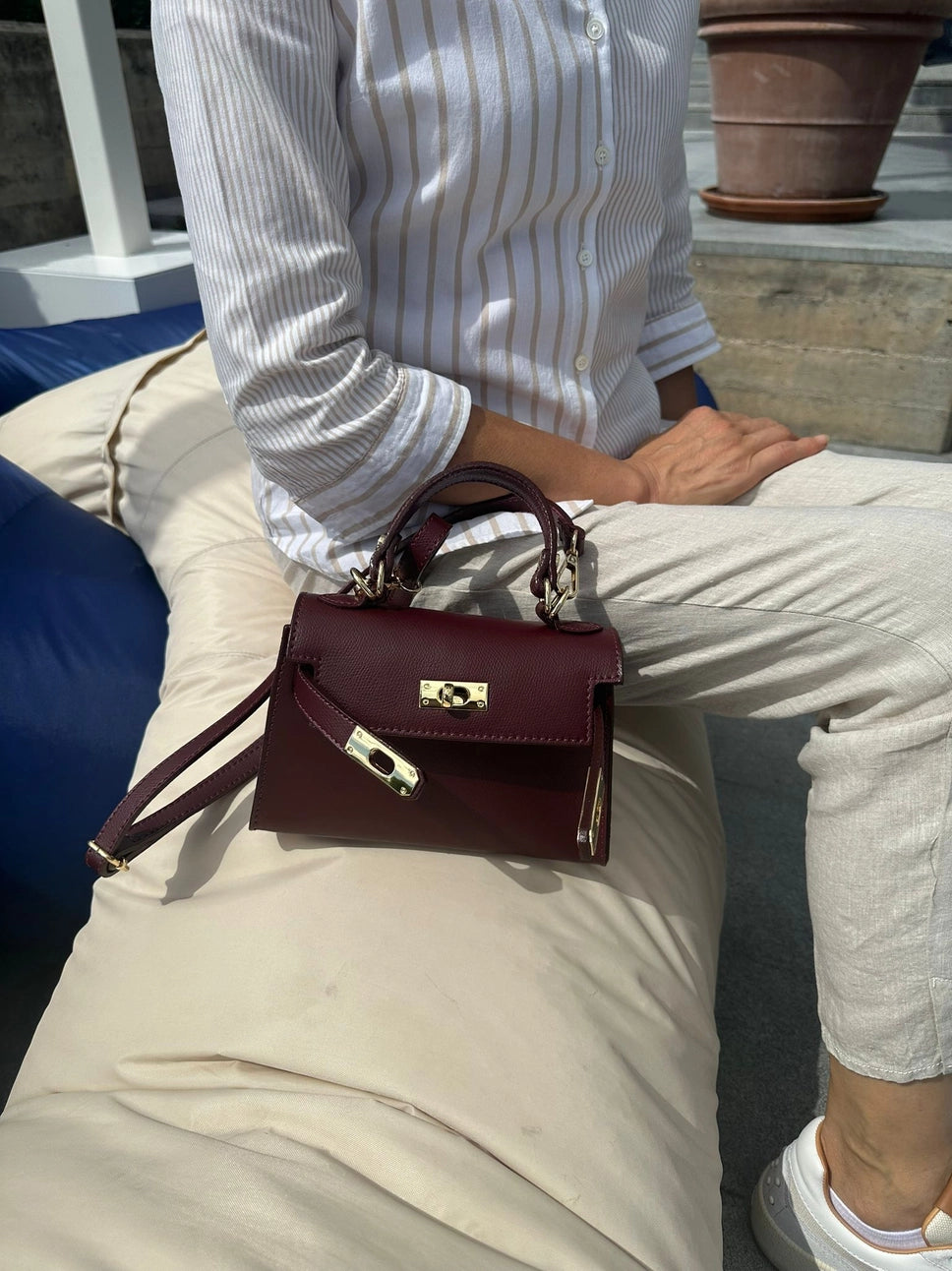 Mini Kay genuine leather bag