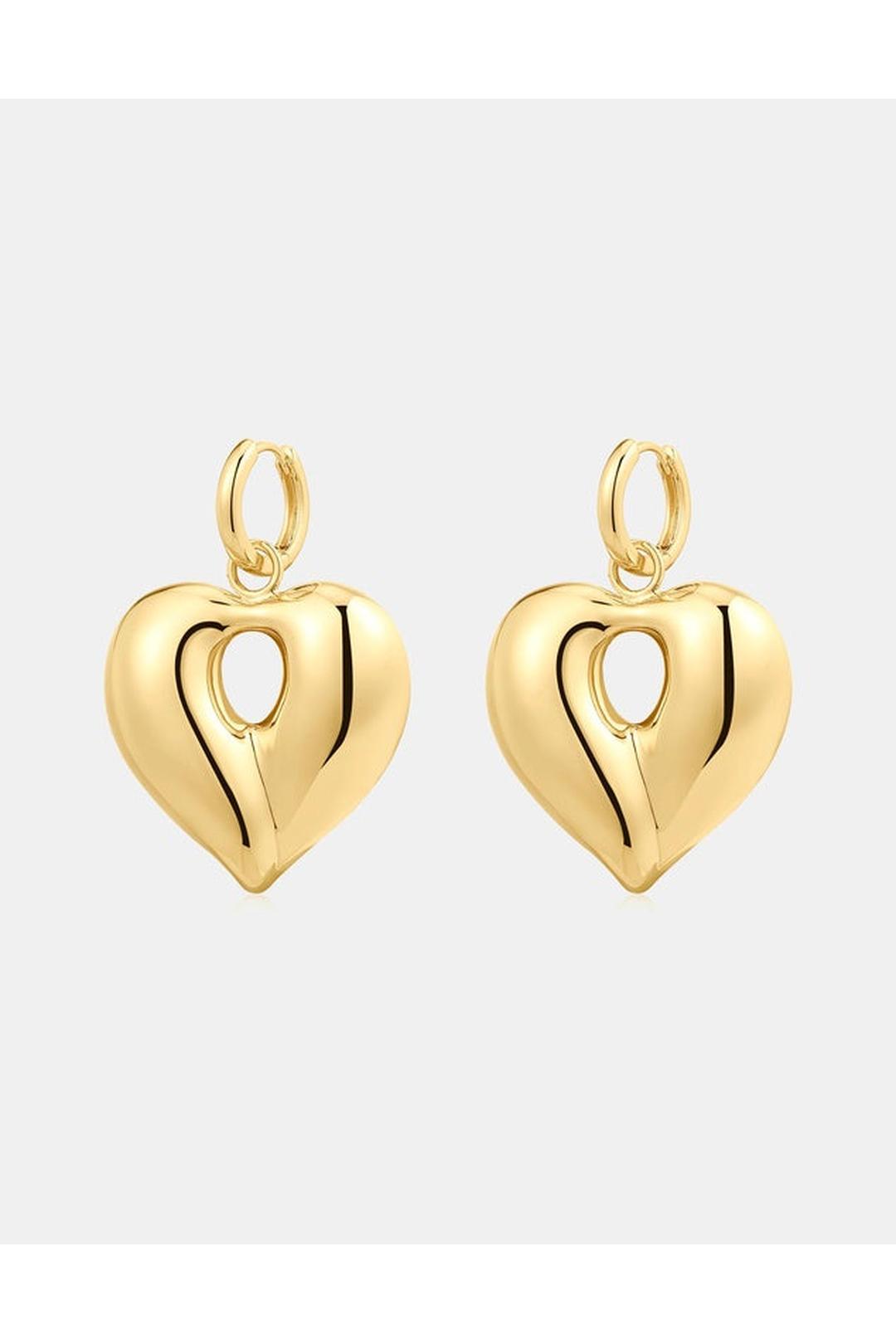 Corazon statement hoops, gold
