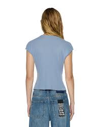 Staple ss tee ice blue sheer
